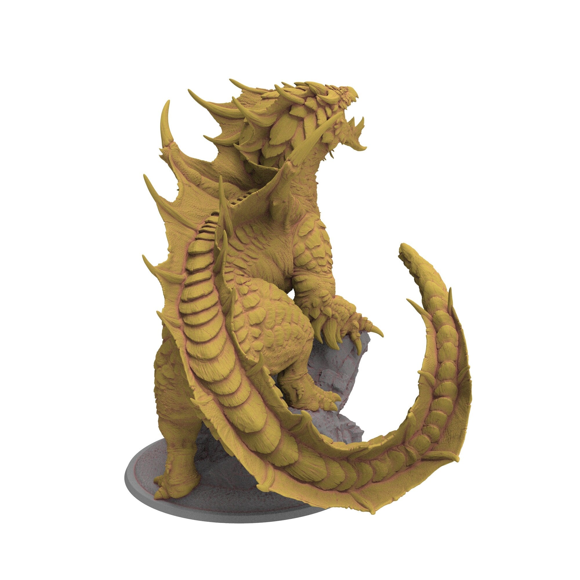 Mystical Beasts - The three generations of the Brown Dragon, creatures from the mystical world