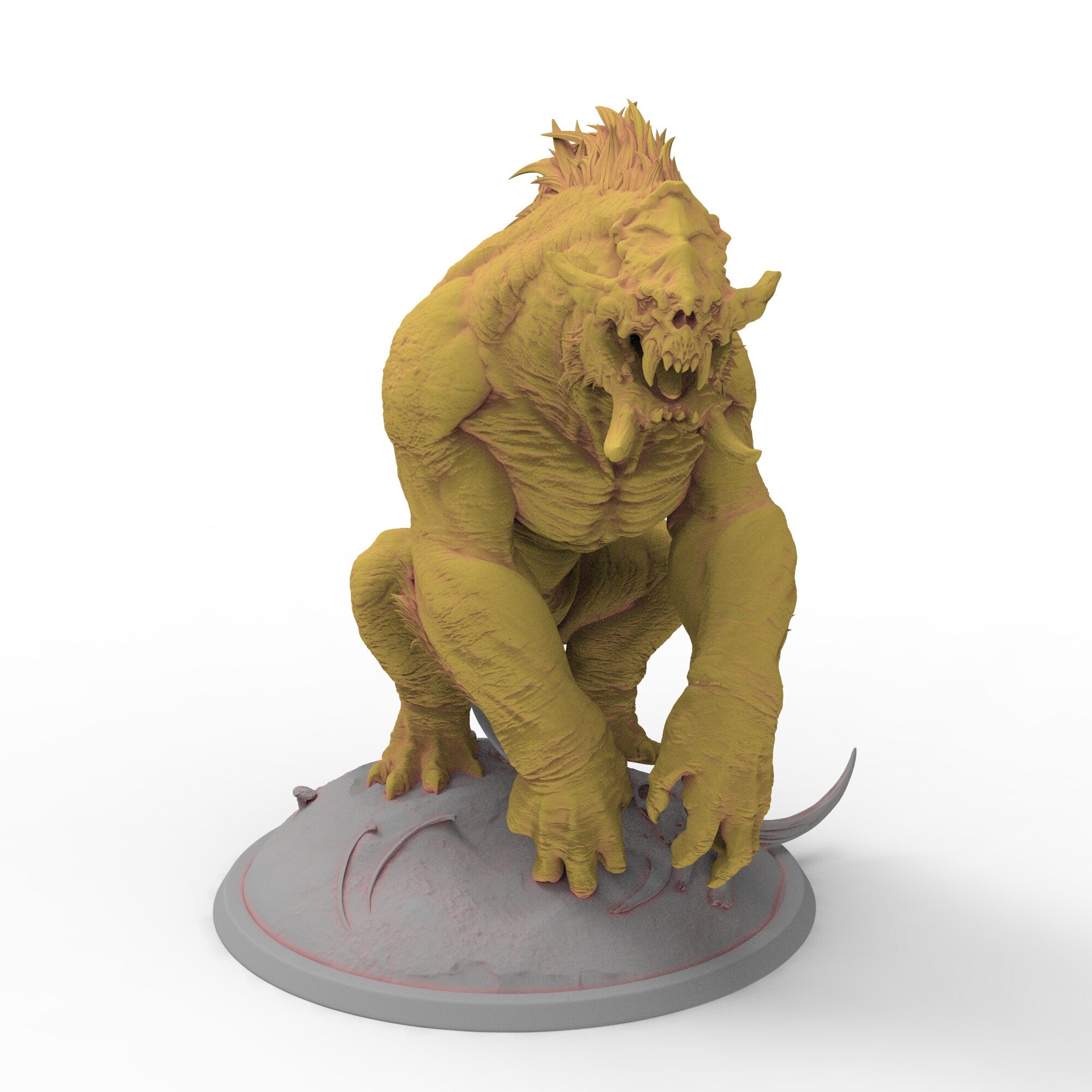 Mystical Beasts - Barlgura demon miniature for Dungeons and Dragons