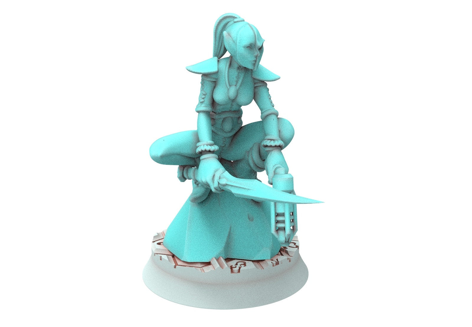 Dark Jester - Harlequin Jester Killer Assassin Dark eldar drow 