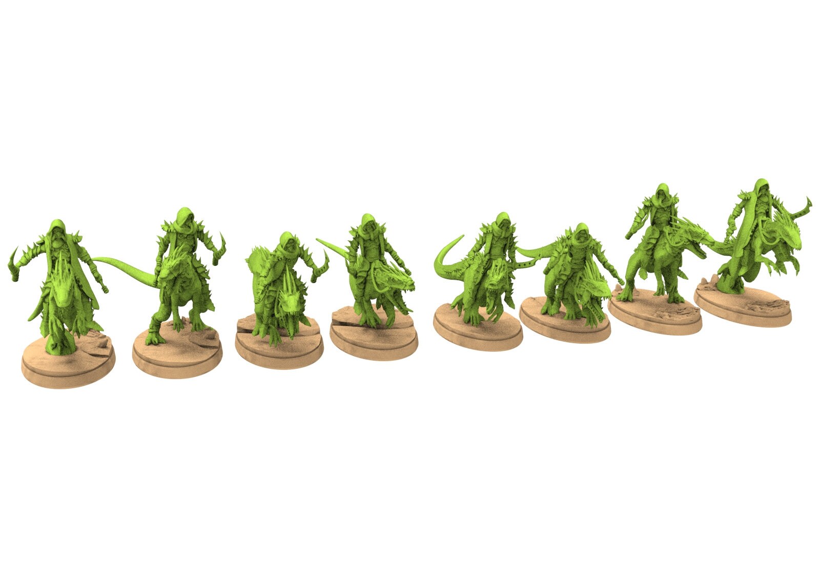 Exotic Elves - Raptor riders, Lost elves on Jurassic planet, Riders of the wind