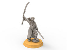 Load image into Gallery viewer, Darkwood - Unarmoured Forest Captain, Middle rings miniatures pour wargame D&amp;D, SDA, Medbury miniatures
