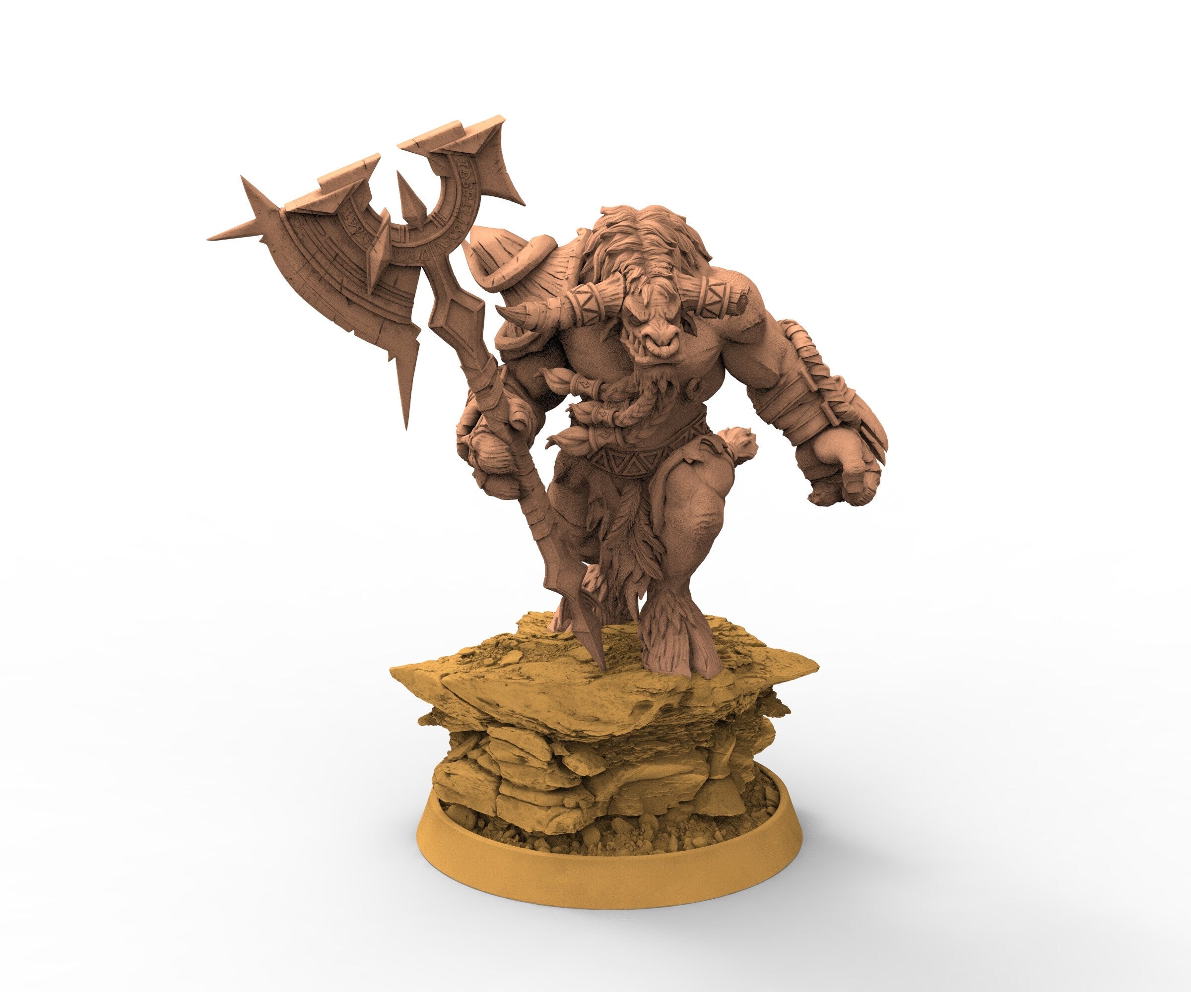 Beastmen - Blotus Gusher, The Minotaurs of Fell Falls, Daybreak Miniatures