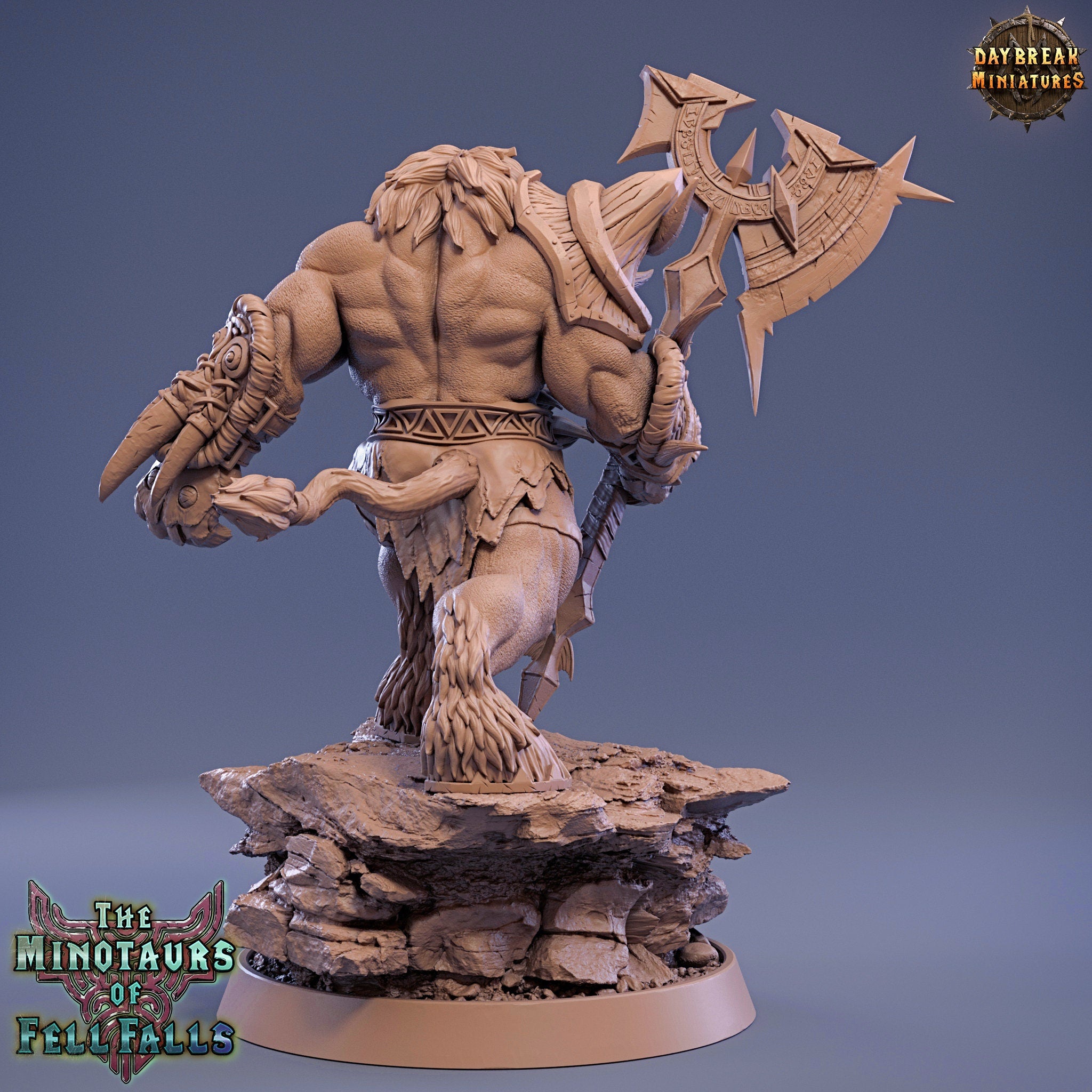 Beastmen - Blotus Gusher, The Minotaurs of Fell Falls, Daybreak Miniatures