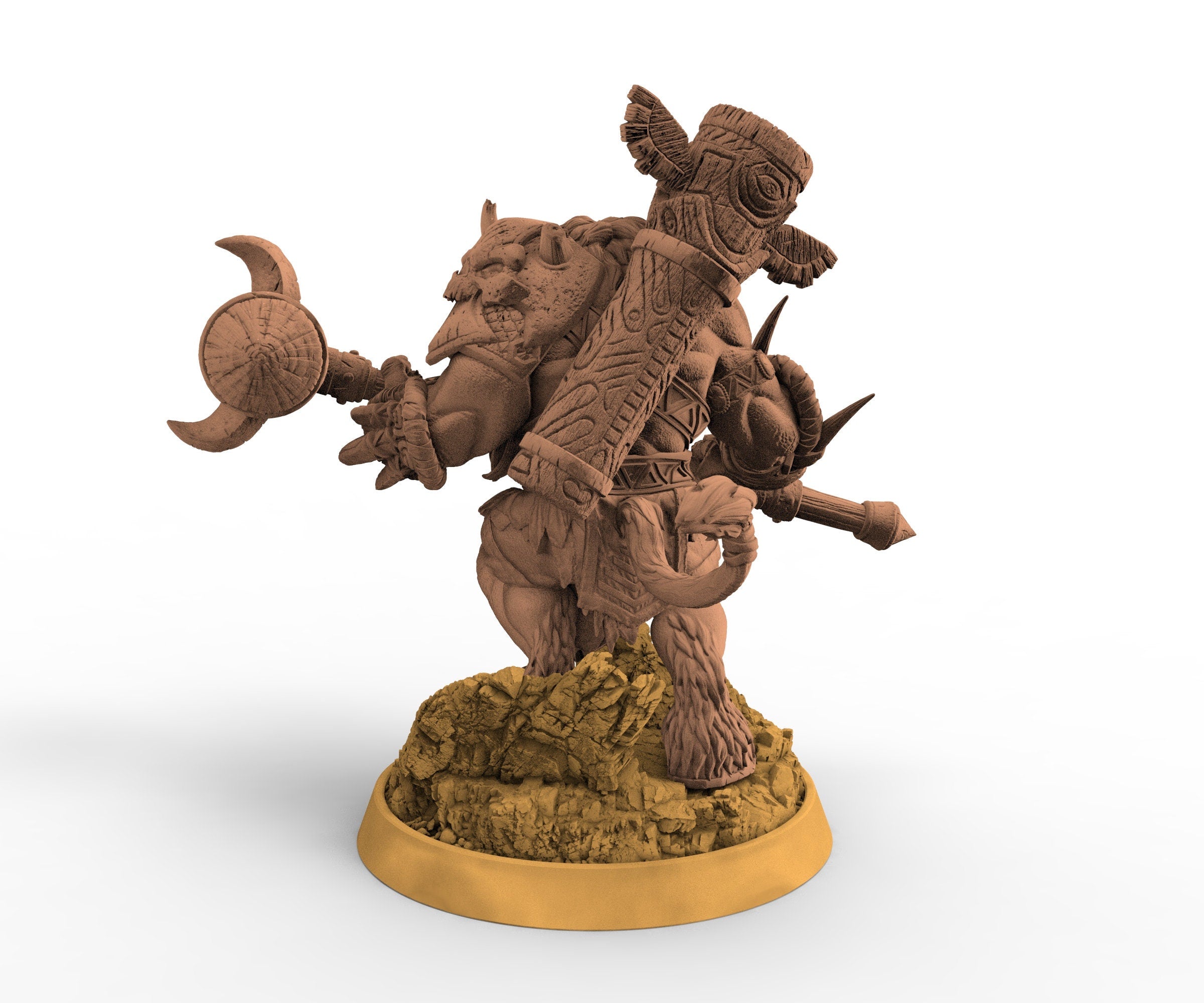 Beastmen - Christo Hellborn, The Minotaurs of Fell Falls, Daybreak Miniatures