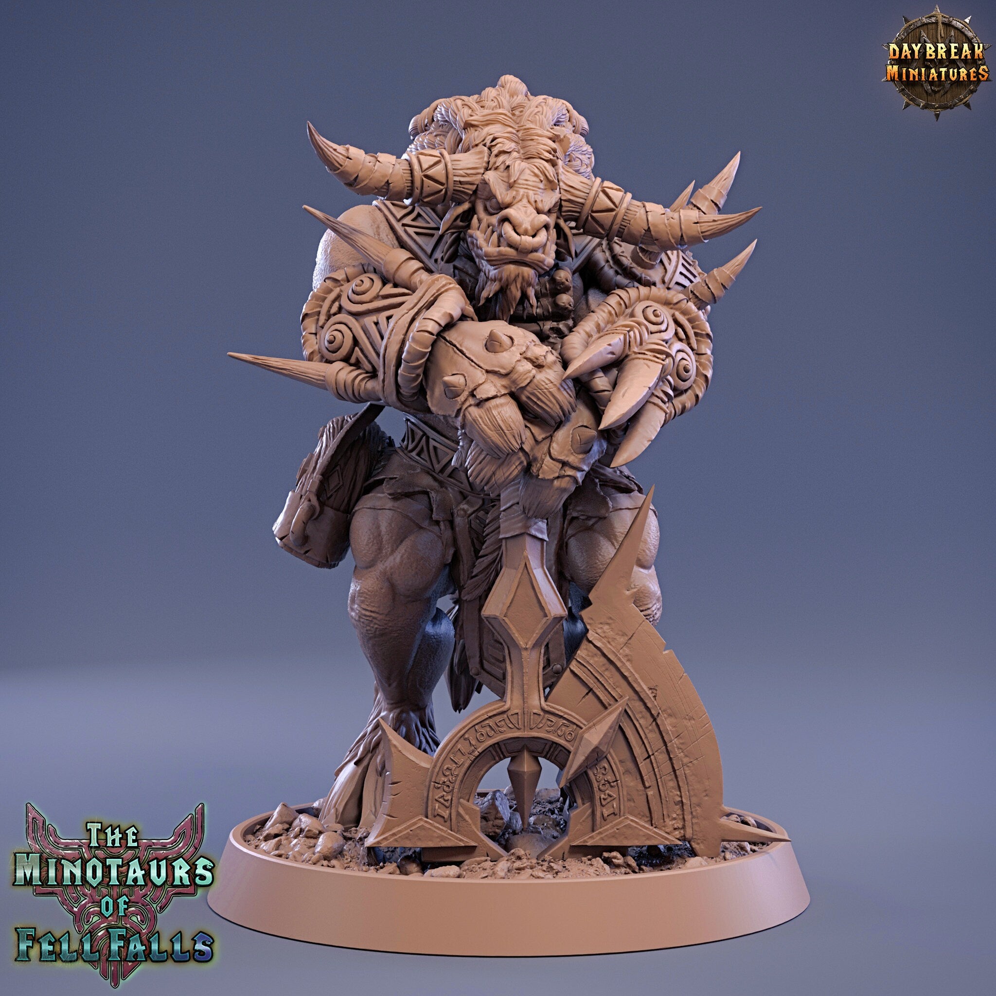 Beastmen - King Aristemnes Gracci, The Minotaurs of Fell Falls, Daybreak Miniatures