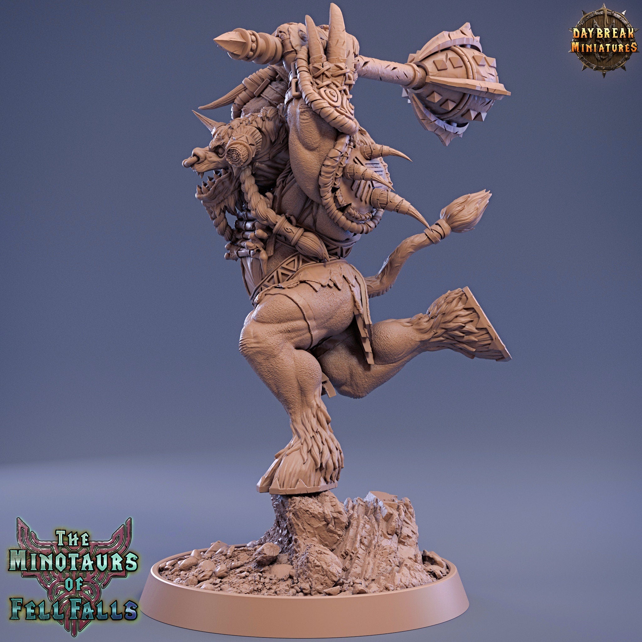 Beastmen - Marius Wrathbone, The Minotaurs of Fell Falls, Daybreak Miniatures