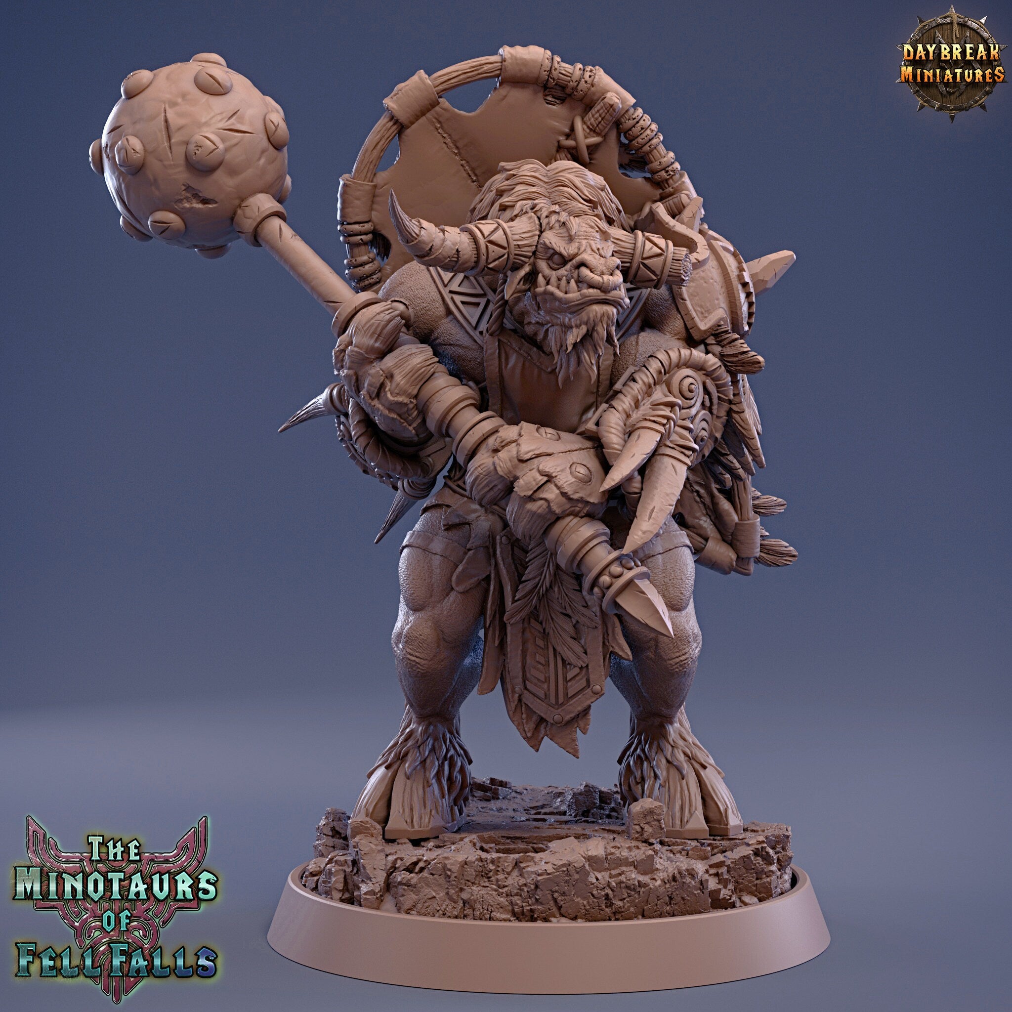 Beastmen - Mercury Redflood, The Minotaurs of Fell Falls, Daybreak Miniatures