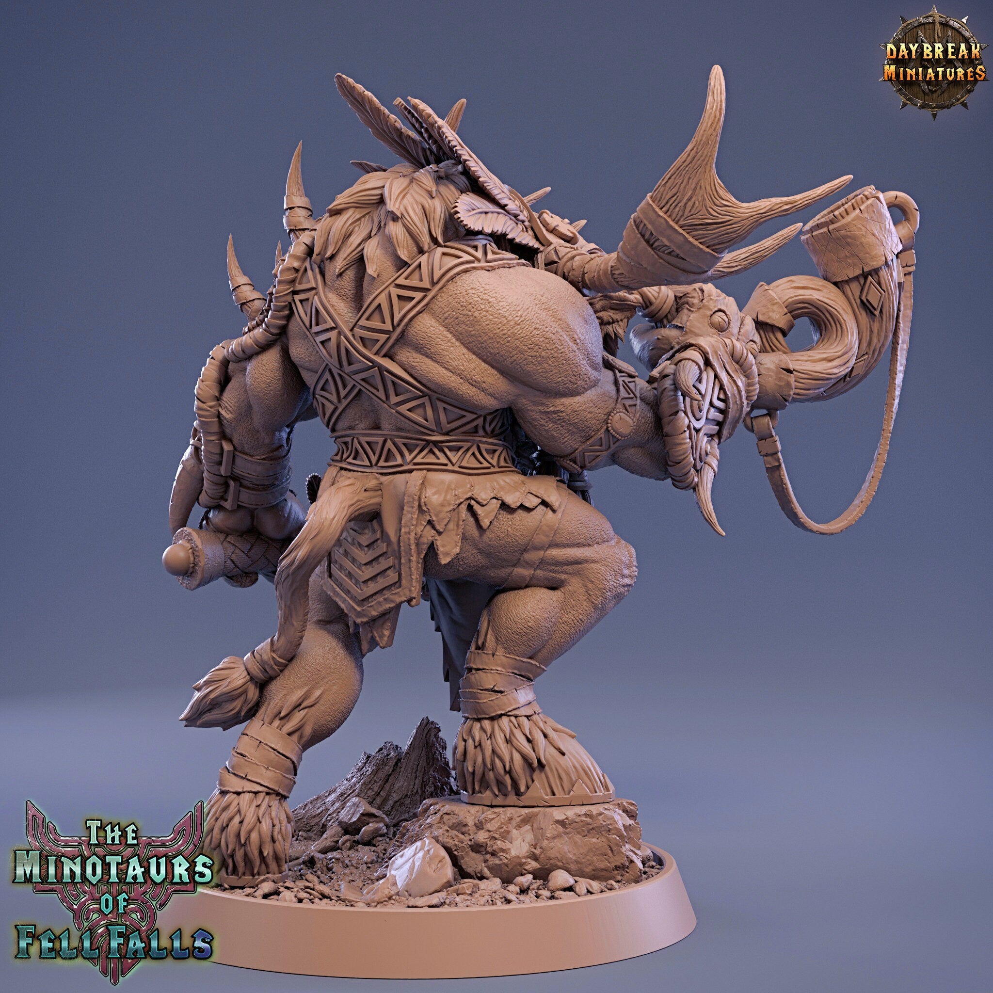 Beastmen - Talos Frakk, The Minotaurs of Fell Falls, Daybreak Miniatures