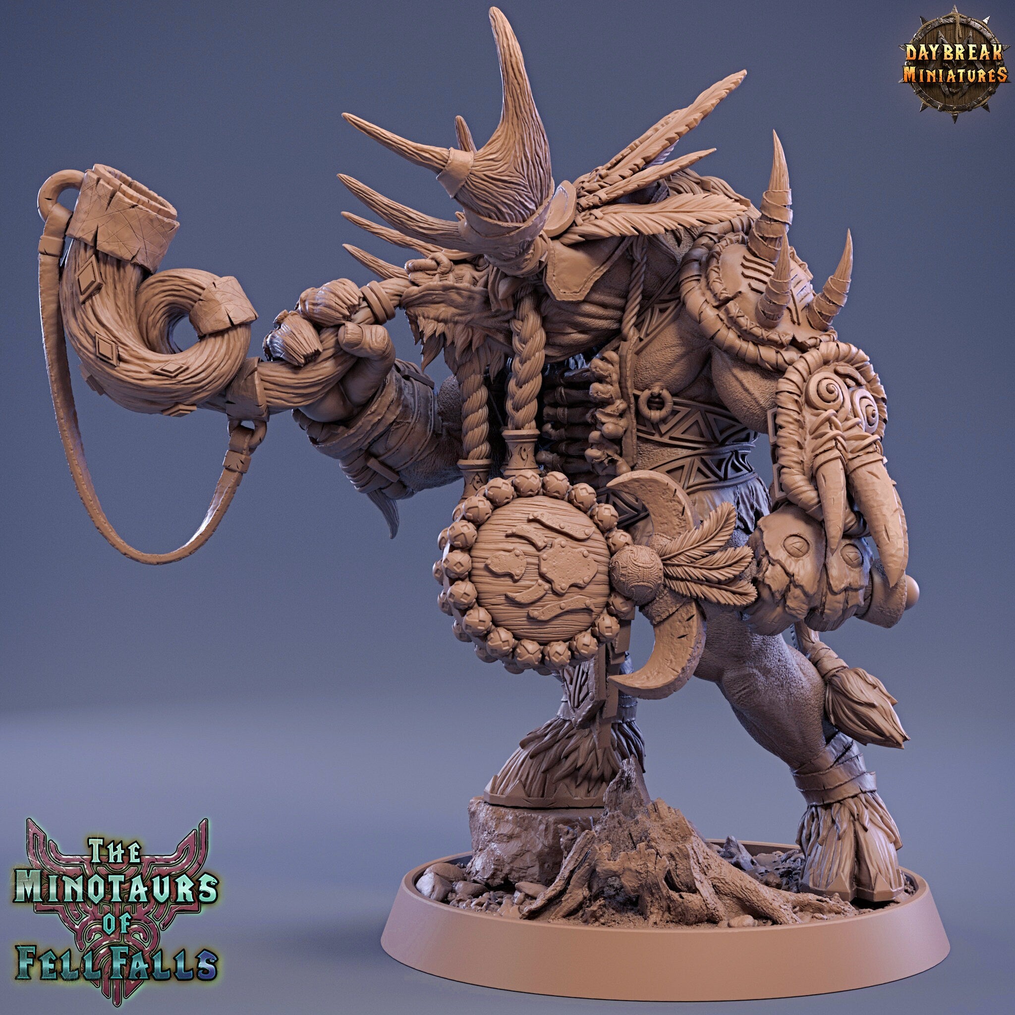 Beastmen - Talos Frakk, The Minotaurs of Fell Falls, Daybreak Miniatures