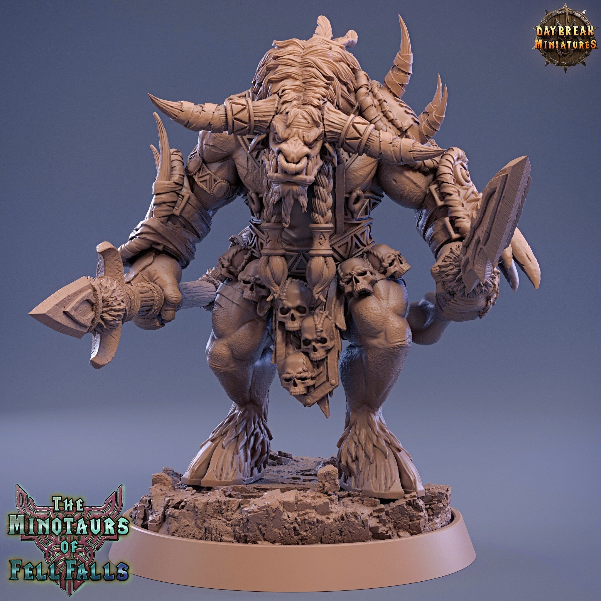 Beastmen - Tumnus Greathoove, The Minotaurs of Fell Falls, Daybreak Miniatures