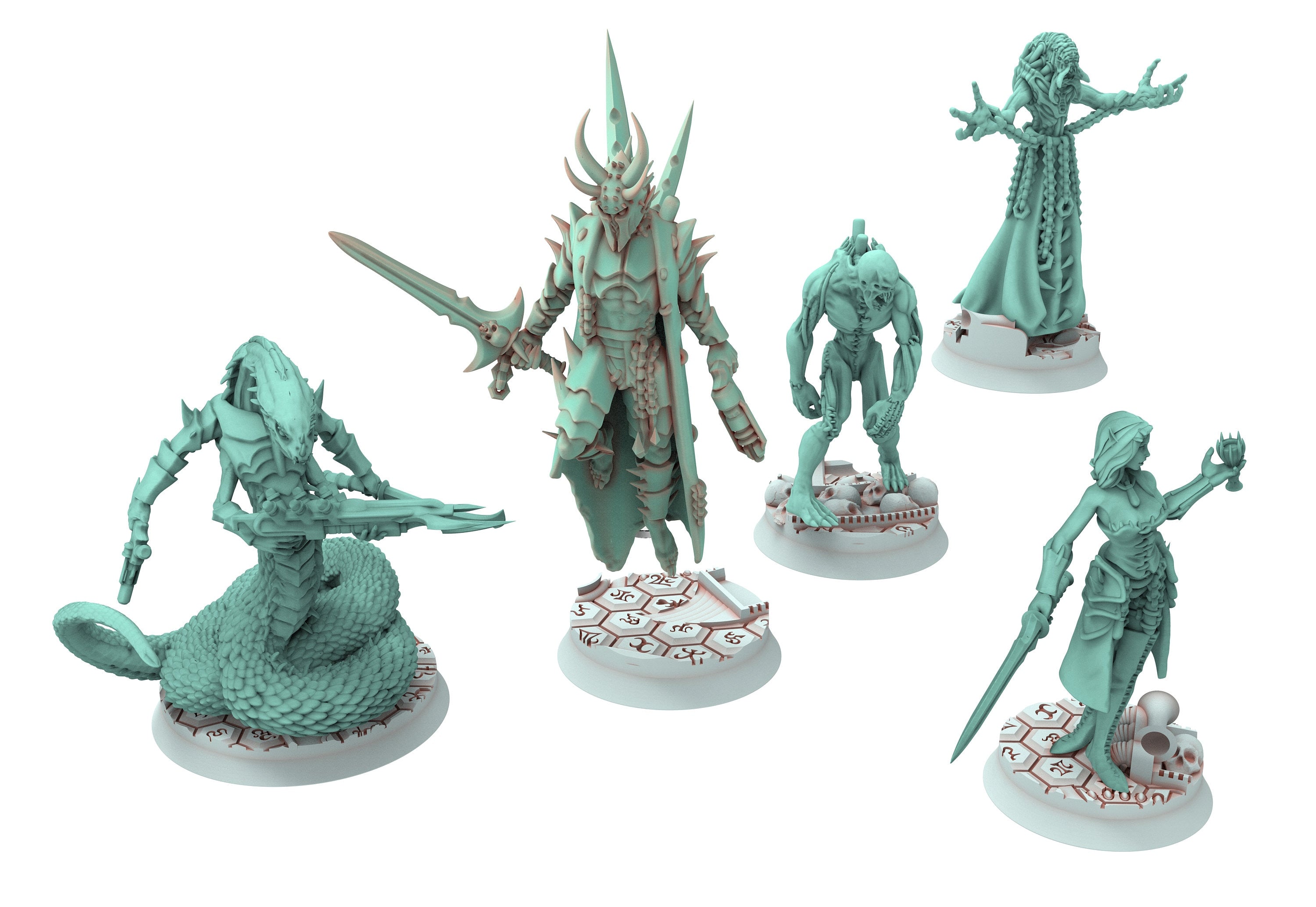 Dark city - Adventurer King and his Court Dark eldar drow