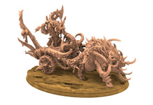 Load image into Gallery viewer, Beastmen - Brutal lord on war chariot, Beastmen warriors of Chaos Clay Beast Creation
