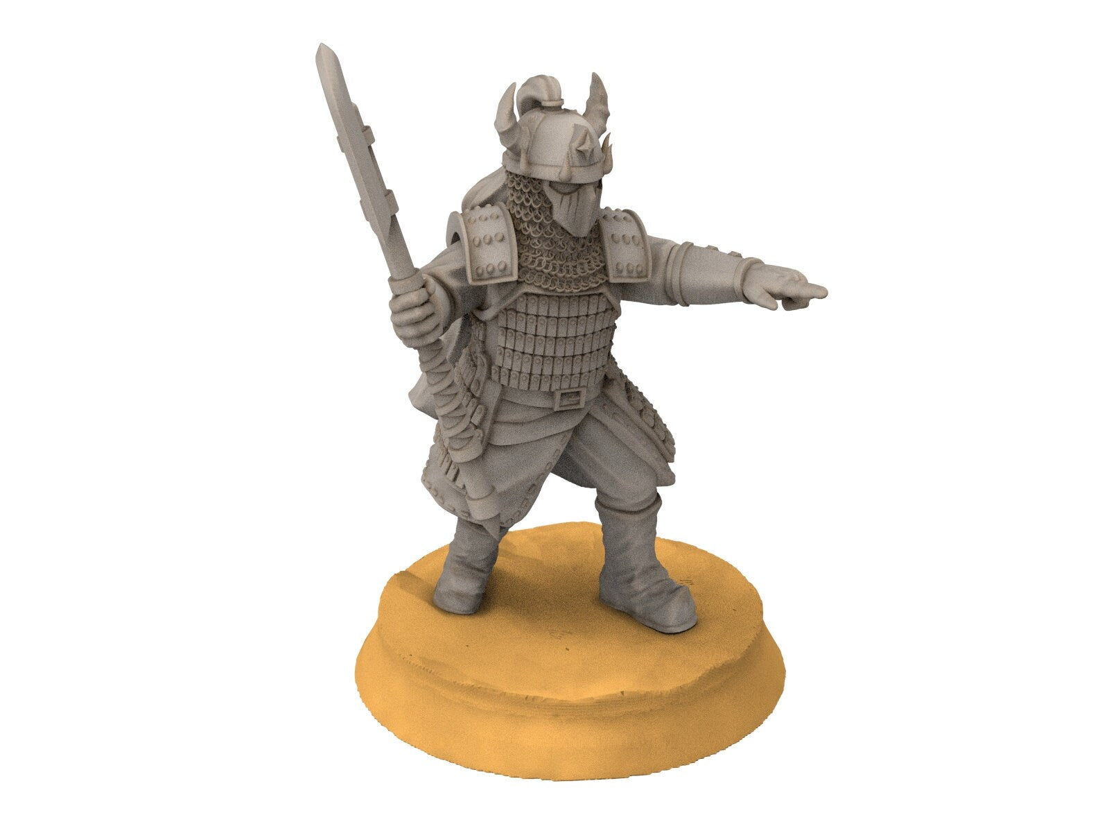 Kandahar - Varangian Chieftain, fell dark lords humans, Kandahar, Khwarezm, oriental, Rhur, miniatures for wargame D&D, Lotr...