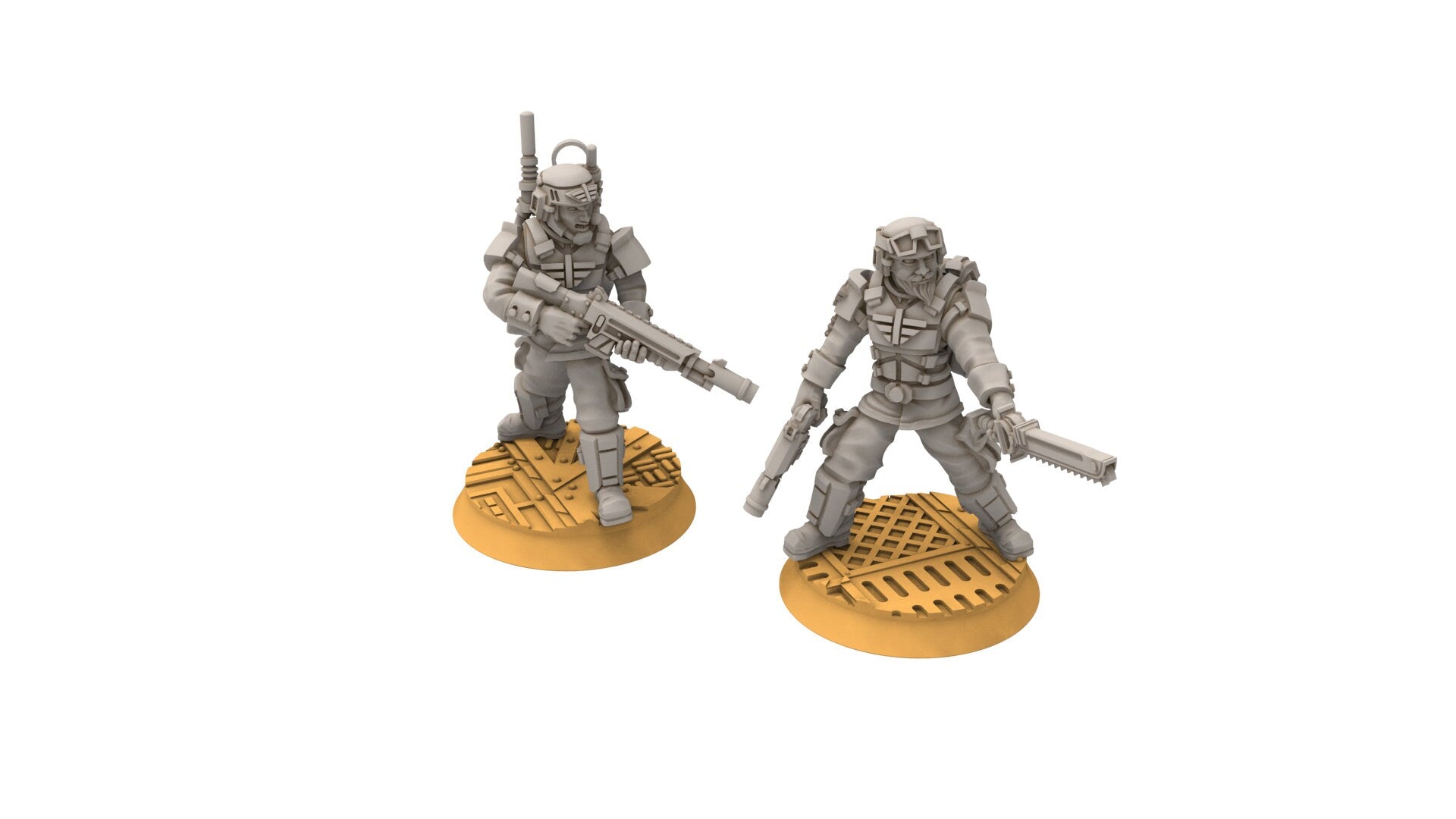 Rundsgaard - Main Troops, imperial infantry, post-apocalyptic empire, usable for tabletop wargame.