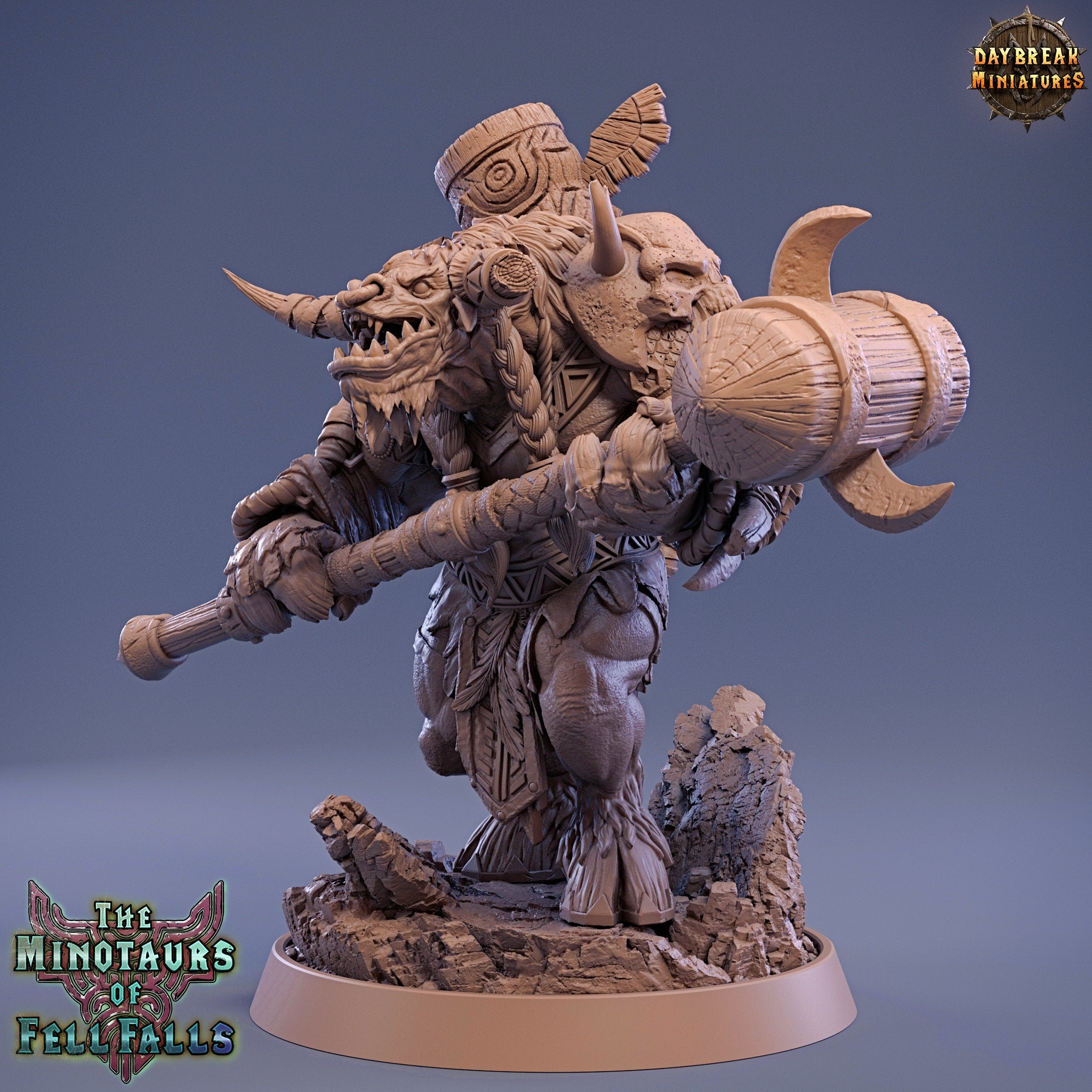 Beastmen - Christo Hellborn, The Minotaurs of Fell Falls, Daybreak Miniatures