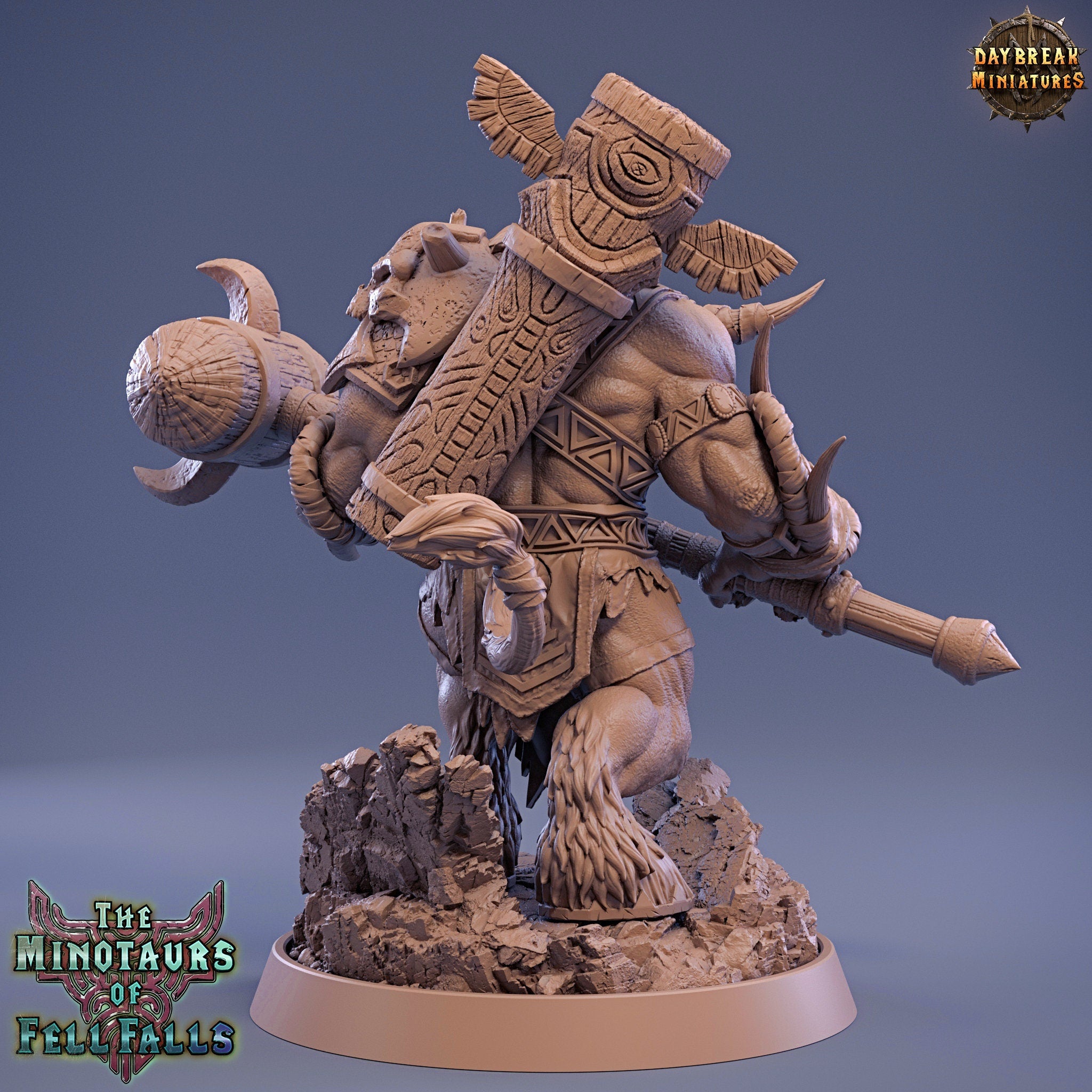 Beastmen - Christo Hellborn, The Minotaurs of Fell Falls, Daybreak Miniatures