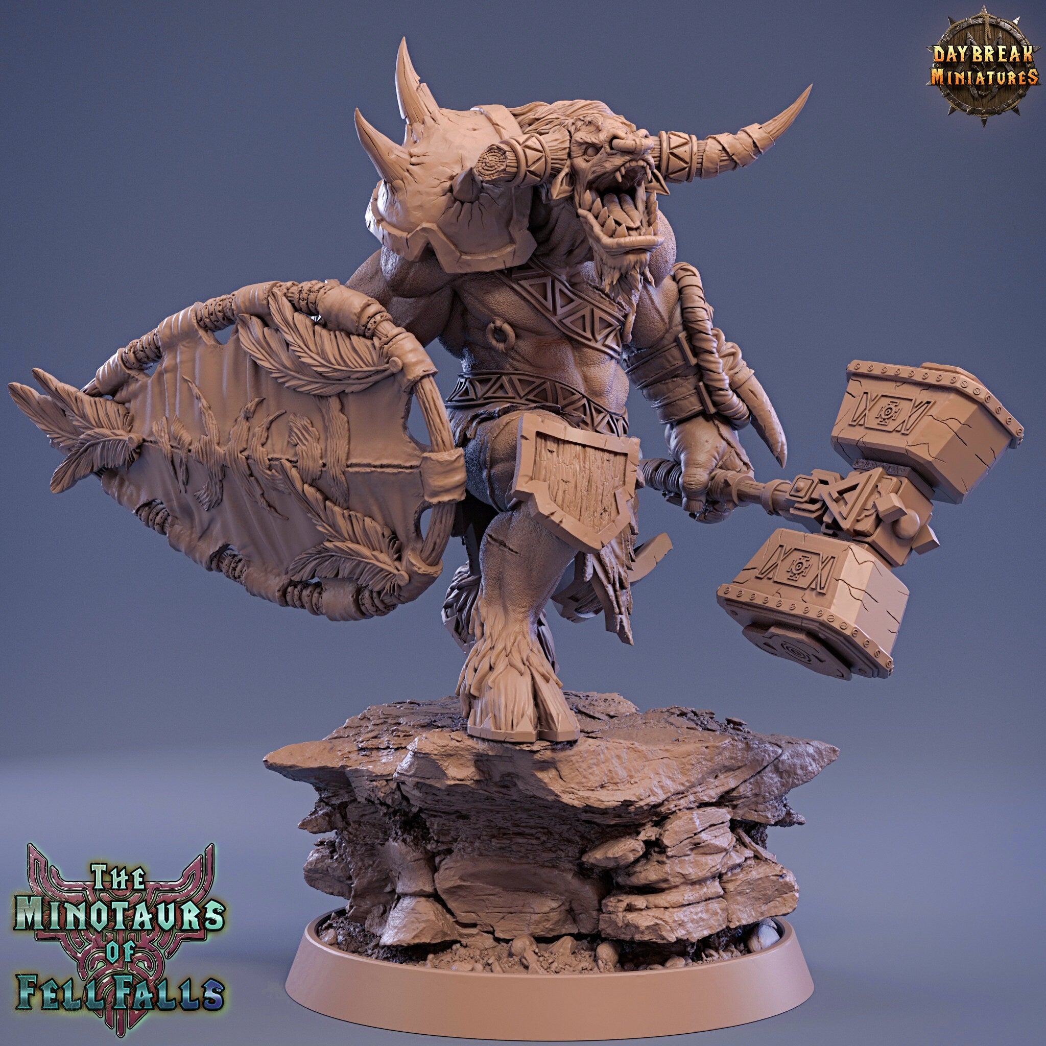 Beastmen - Dargo Foul, The Minotaurs of Fell Falls, Daybreak Miniatures