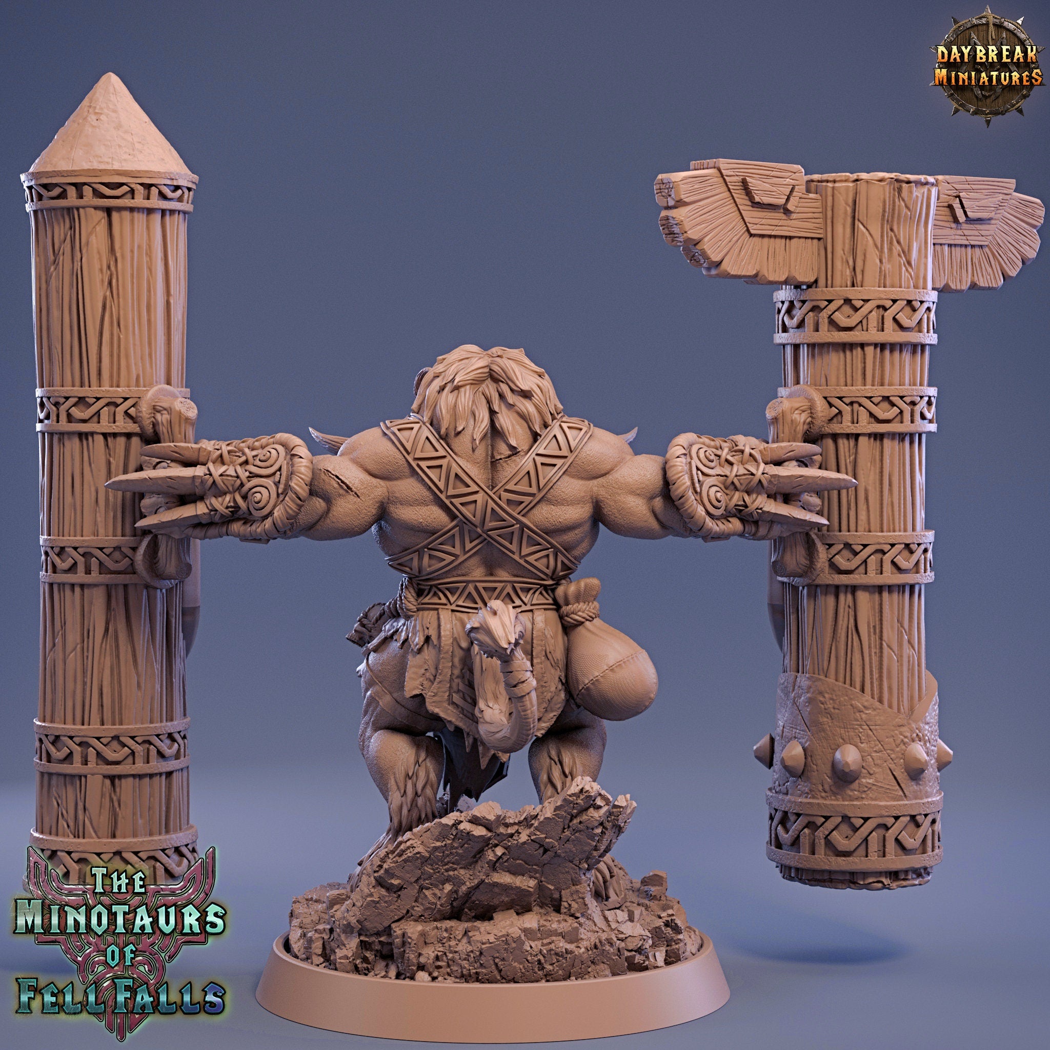 Beastmen - Jauger Bloodcrush, The Minotaurs of Fell Falls, Daybreak Miniatures