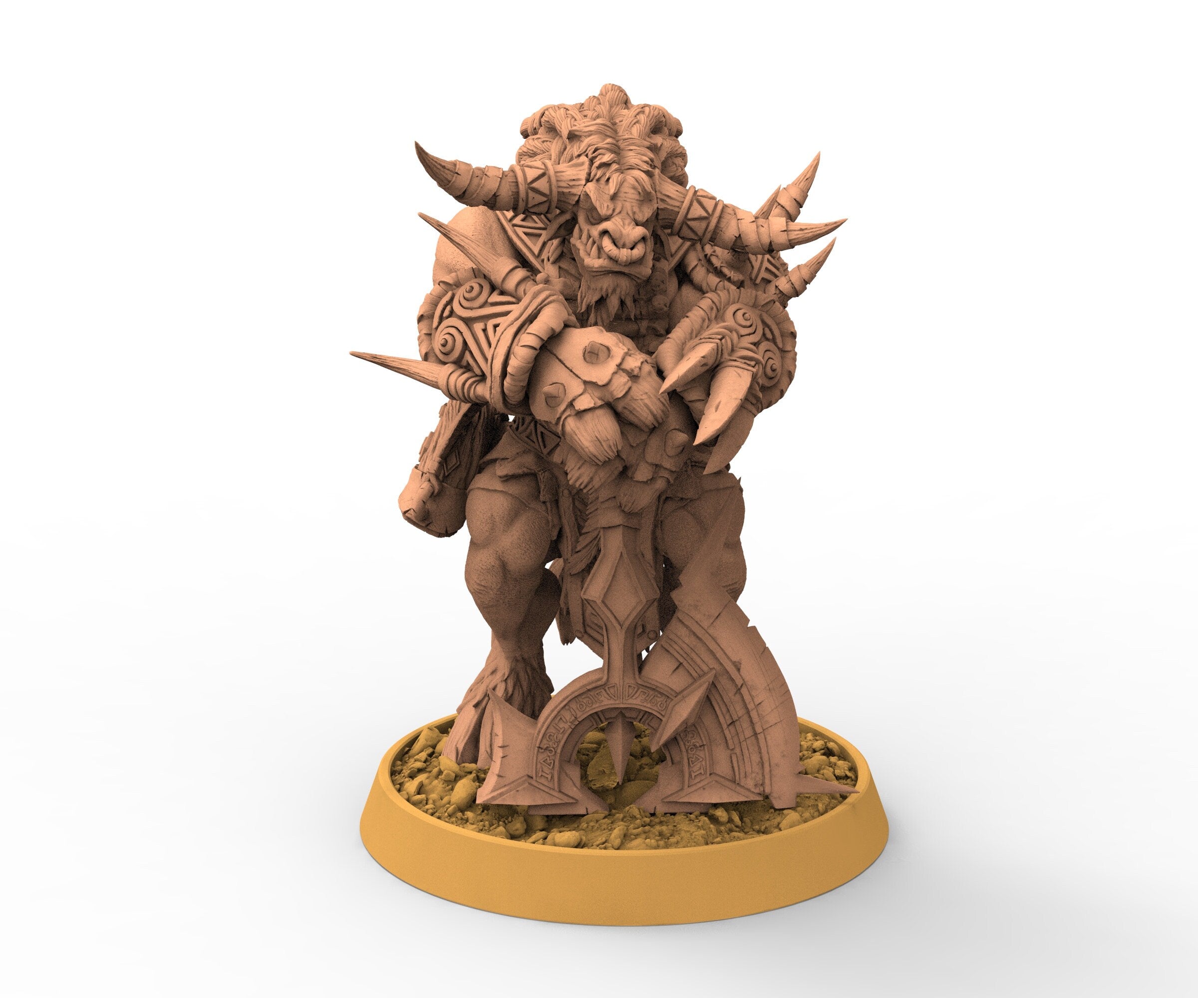 Beastmen - King Aristemnes Gracci, The Minotaurs of Fell Falls, Daybreak Miniatures