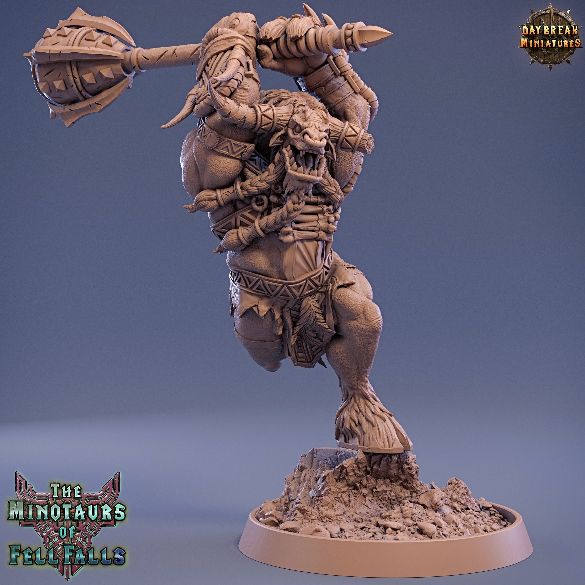 Beastmen - Marius Wrathbone, The Minotaurs of Fell Falls, Daybreak Miniatures