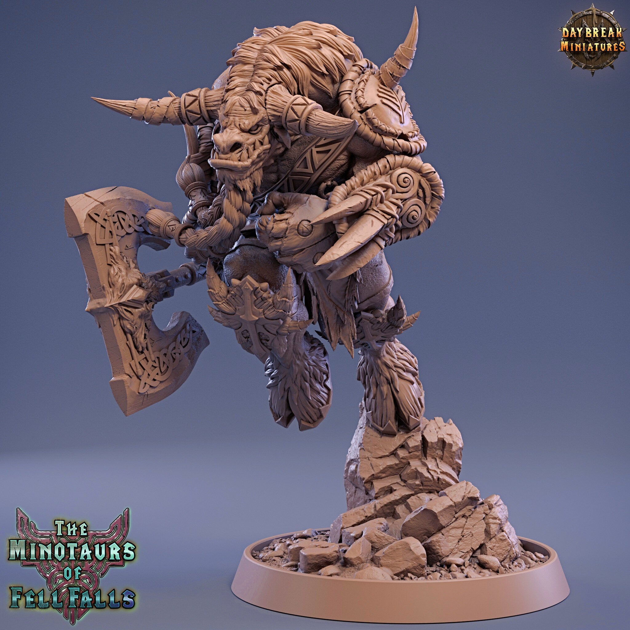 Beastmen - Phaolo Klanck, The Minotaurs of Fell Falls, Daybreak Miniatures