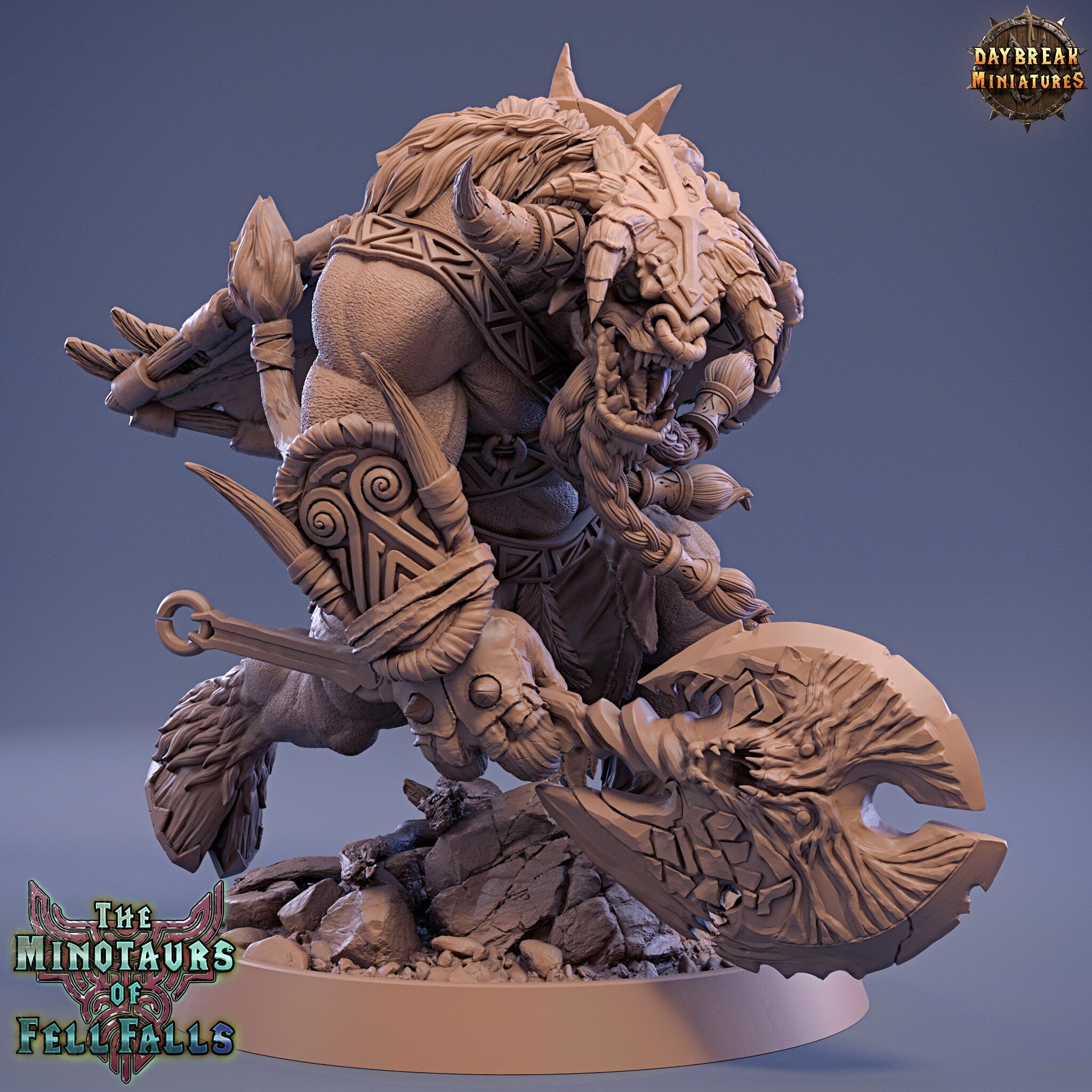 Beastmen - Socrates Blunt, The Minotaurs of Fell Falls, Daybreak Miniatures