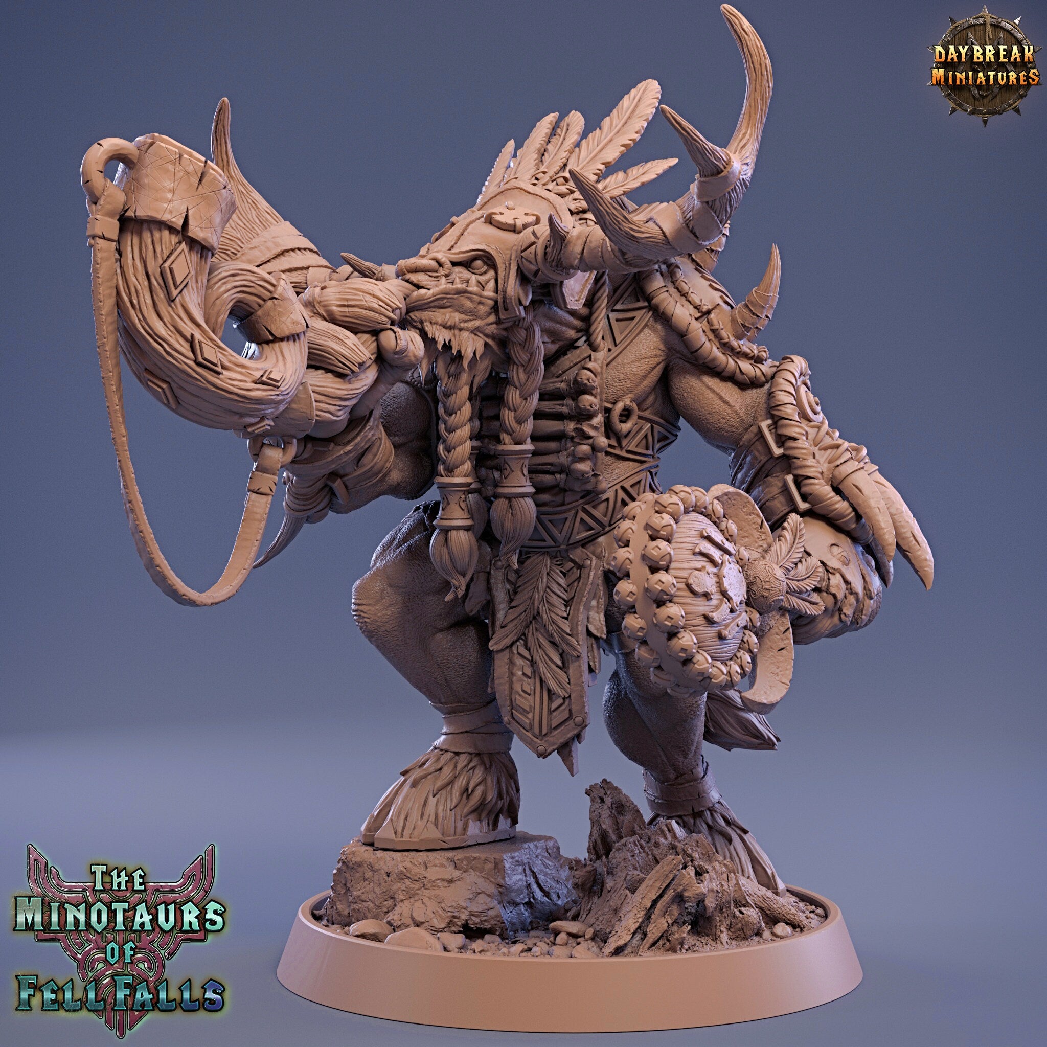 Beastmen - Talos Frakk, The Minotaurs of Fell Falls, Daybreak Miniatures