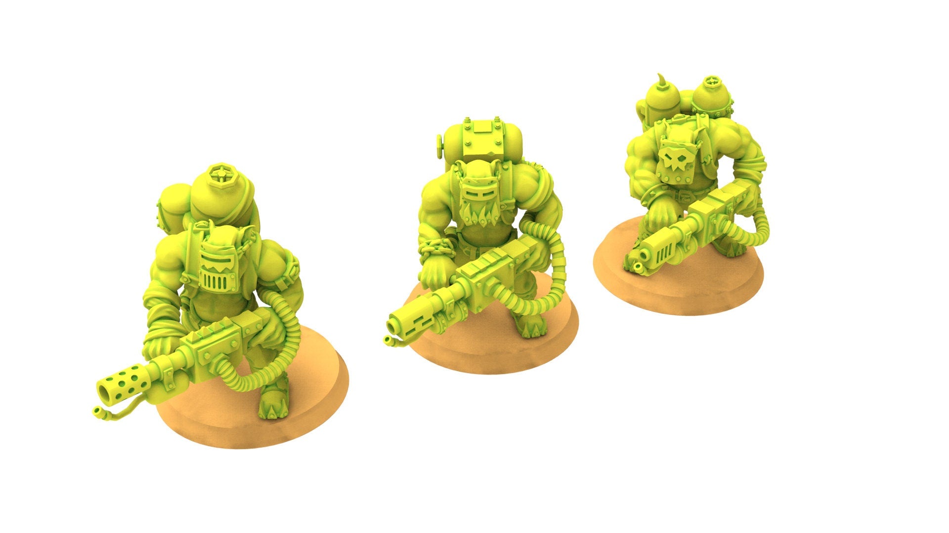 Green Skin - Orc Flamer Ladz Modular Kit