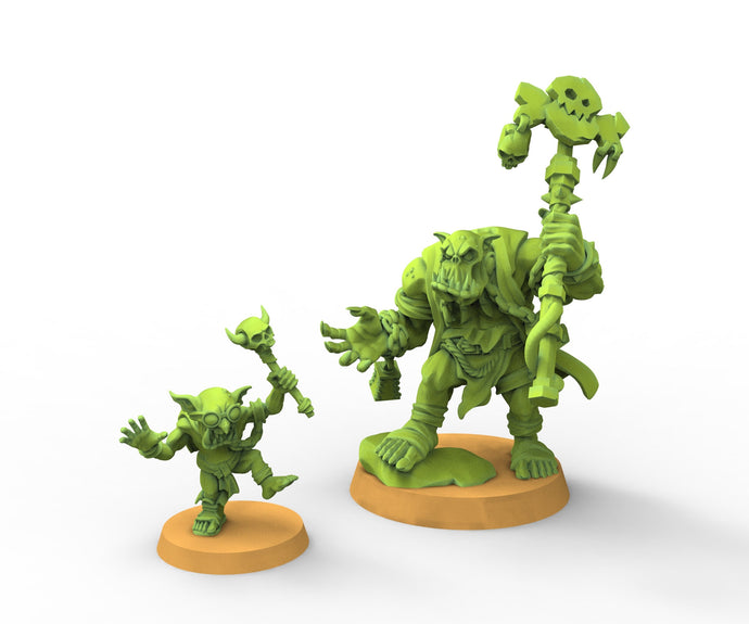 Green Skin - Orc Shaman and Goblin Sidekick