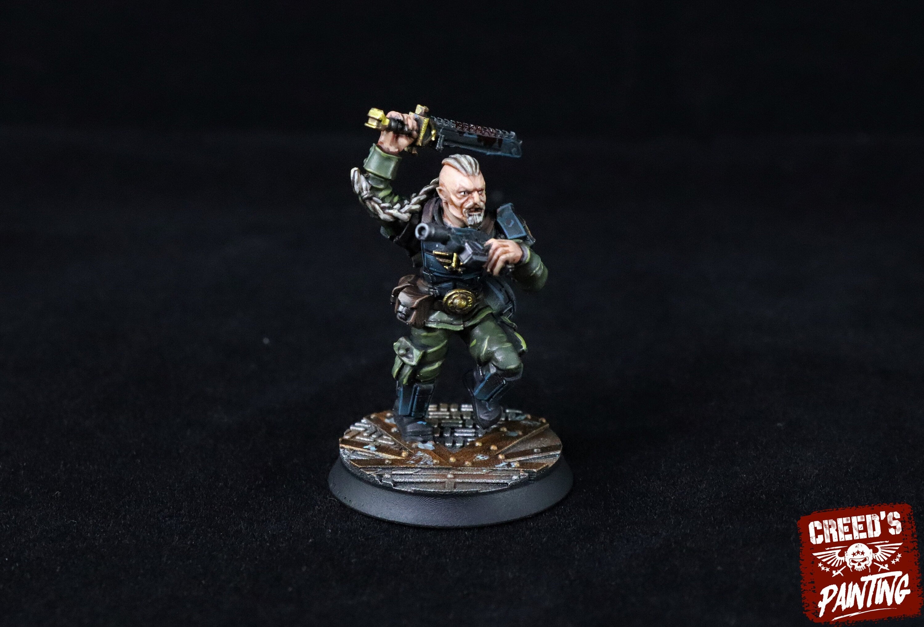 Rundsgaard - Command Squad and Officers, imperial infantry, post-apocalyptic empire, usable for tabletop wargame.
