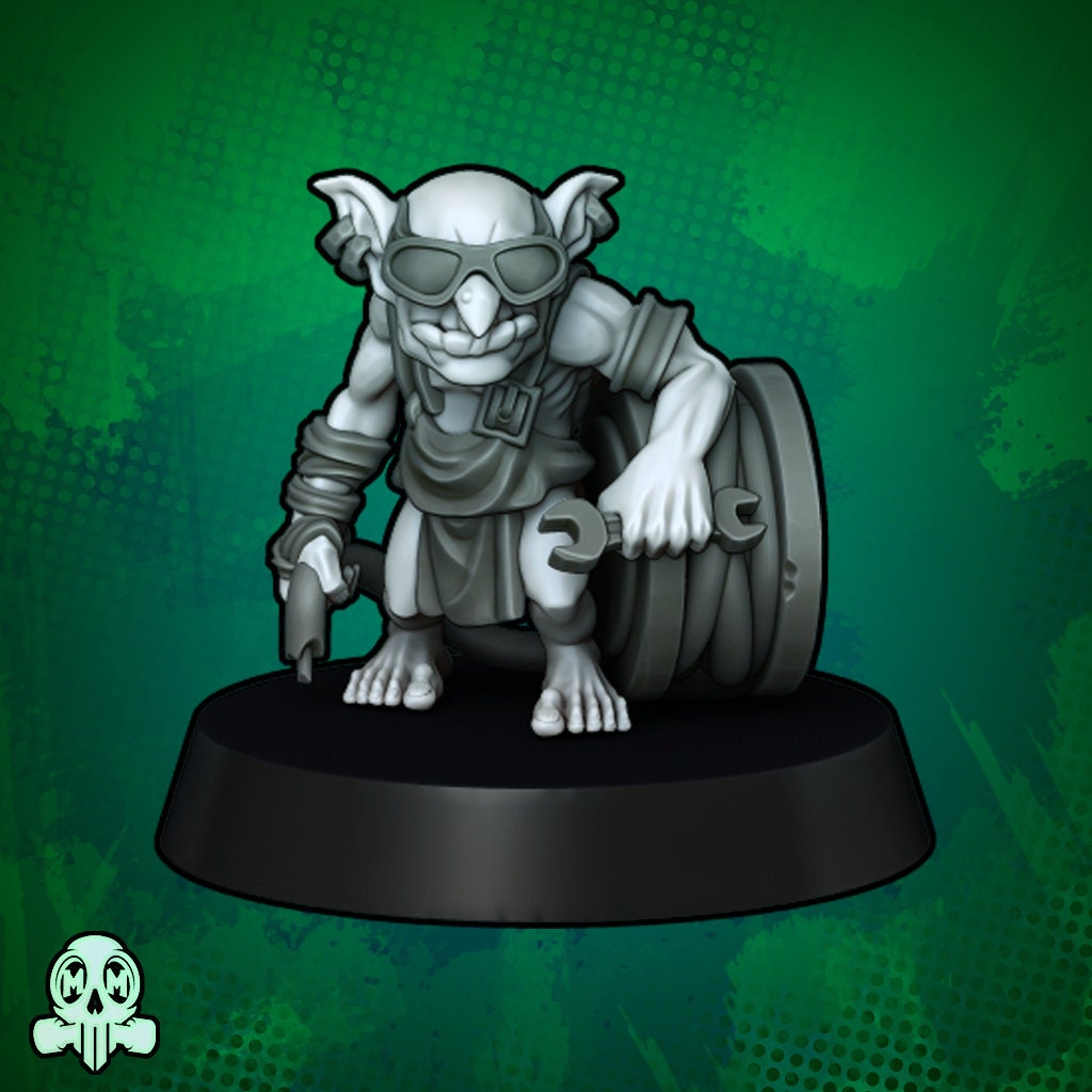 Green Skin - Orc Mechanic and Goblin Sidekick