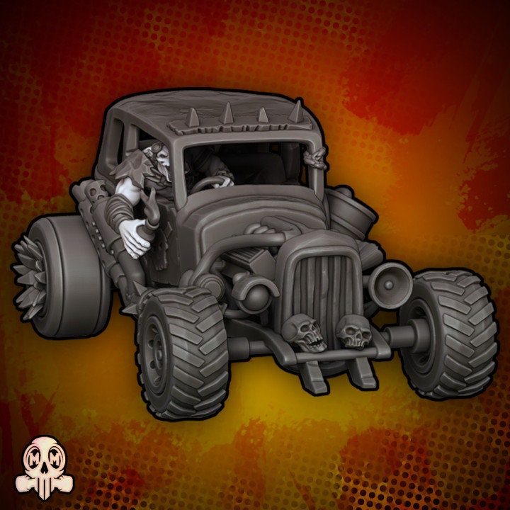 Green Skin - Rat Rod Vehicle, Orc Speed Cult