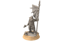 Load image into Gallery viewer, Dwarves -   Silver Goat Dwarves with Crossbow, The Dwarfs of The Mountains, for Lotr, davale games miniatures
