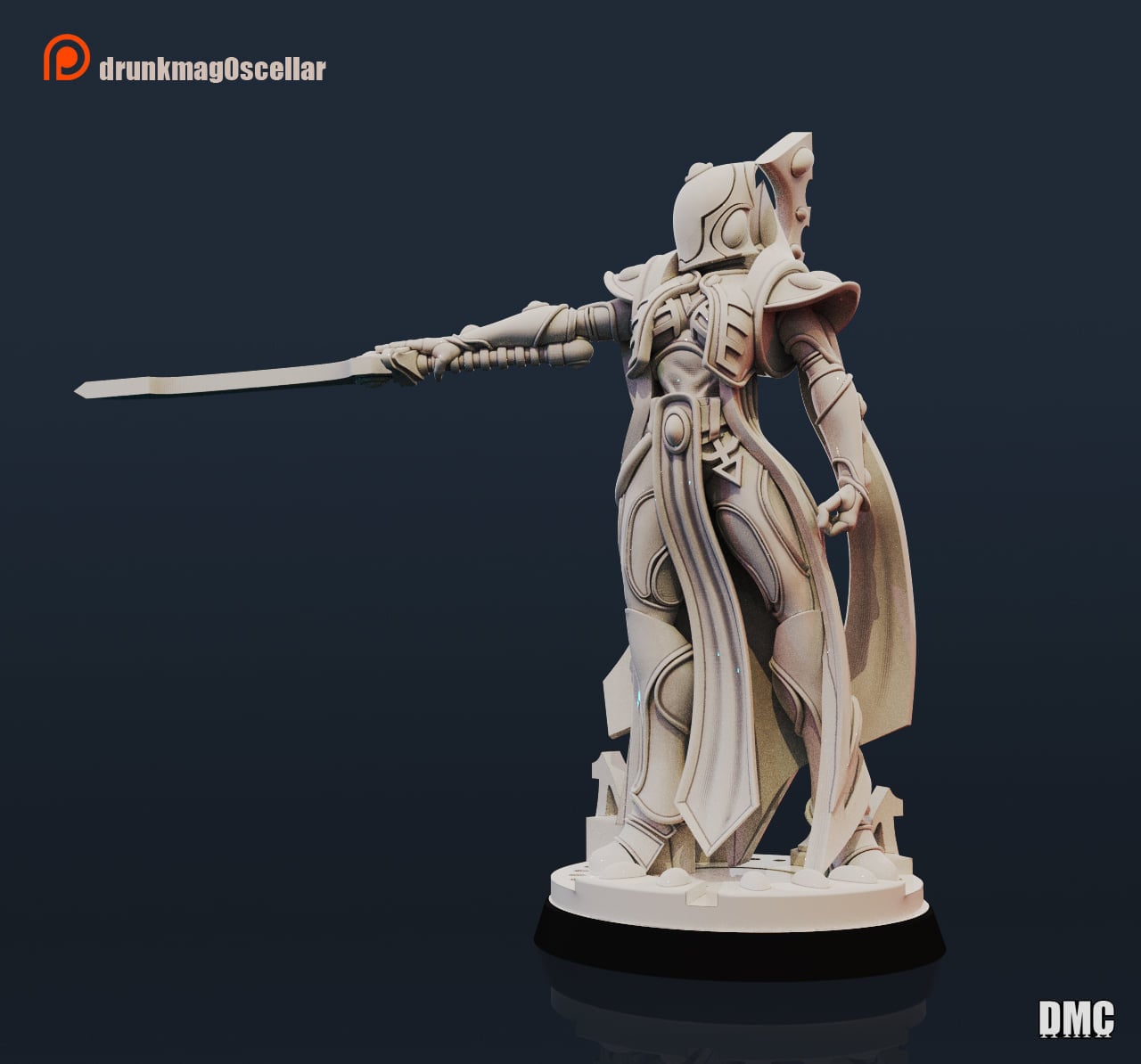 Space Elves - Bone Mage V4