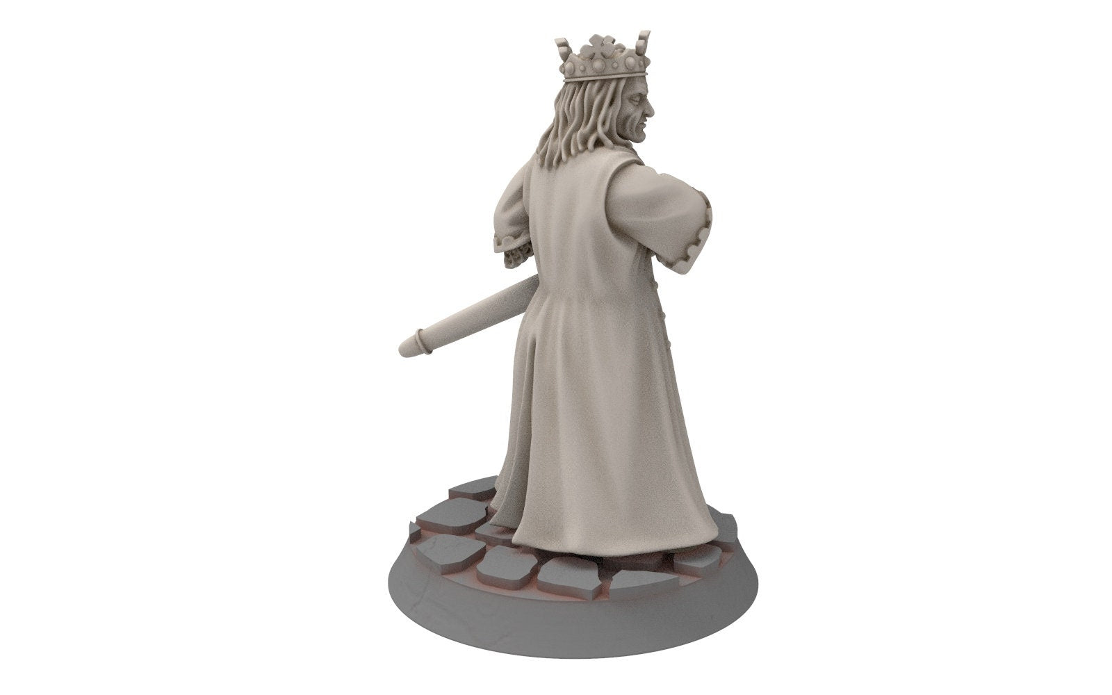 Ornor - King of the Lost Kingdom of the North,  Dune Din, Misty Mountains, Medbury miniatures for wargame D&D, Lotr...