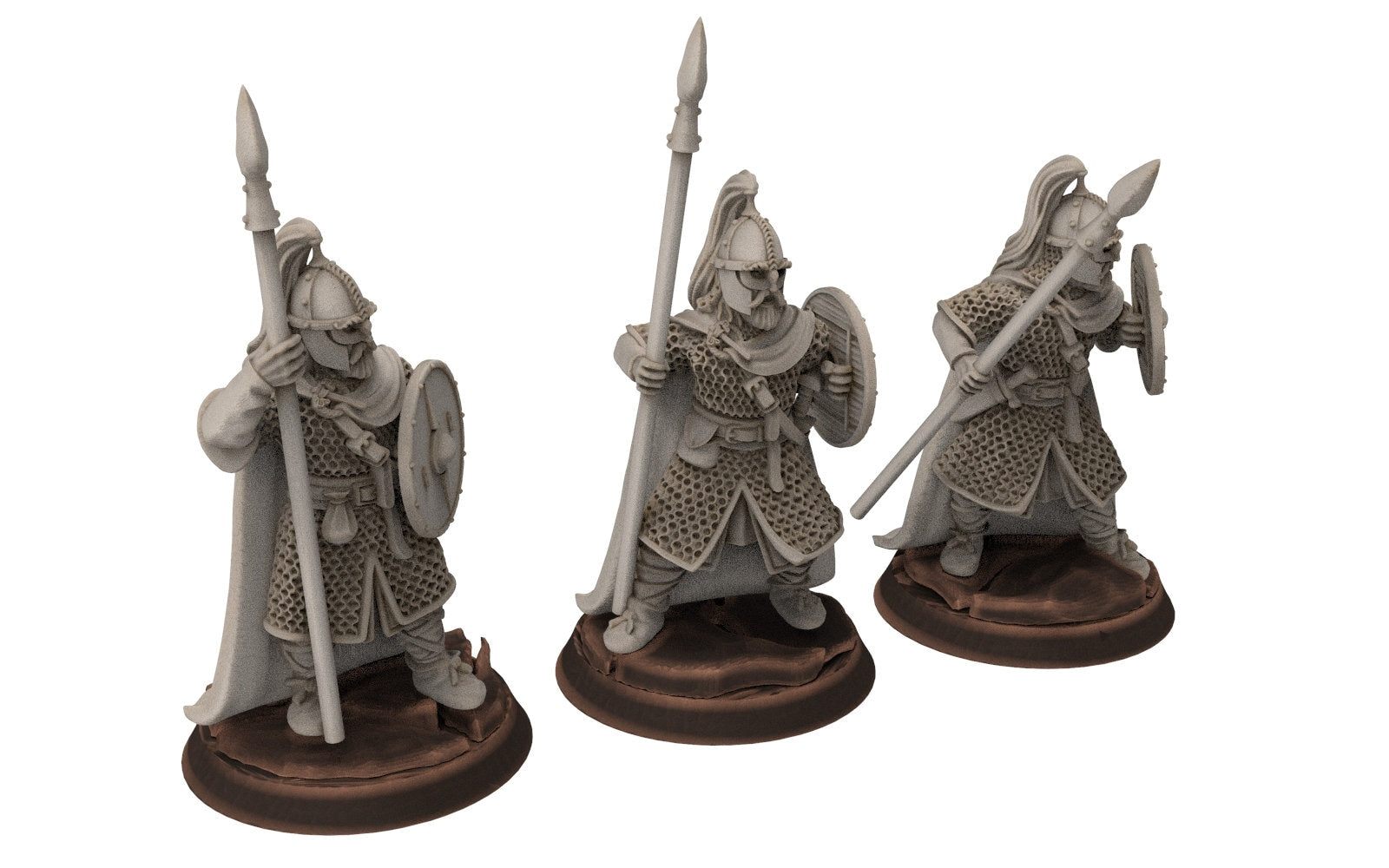 Rohan - King guards Huscarls infantry, Knight of Rohan,  the Horse-lords,  rider of the mark,  minis for wargame D&D, Lotr...