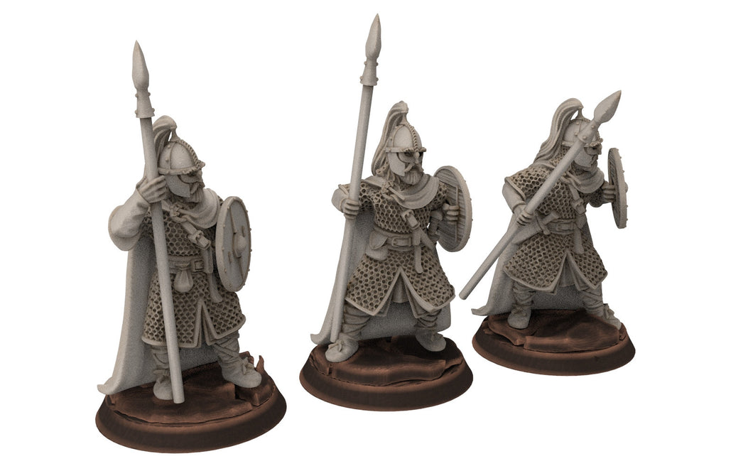 Rohan - King guards Huscarls infantry, Knight of Rohan,  the Horse-lords,  rider of the mark,  minis for wargame D&D, Lotr...