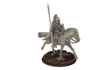 Load image into Gallery viewer, Rohan - King guards Huscarls Cavalry, Knight of Rohan,  the Horse-lords,  rider of the mark,  minis for wargame D&amp;D, Lotr...
