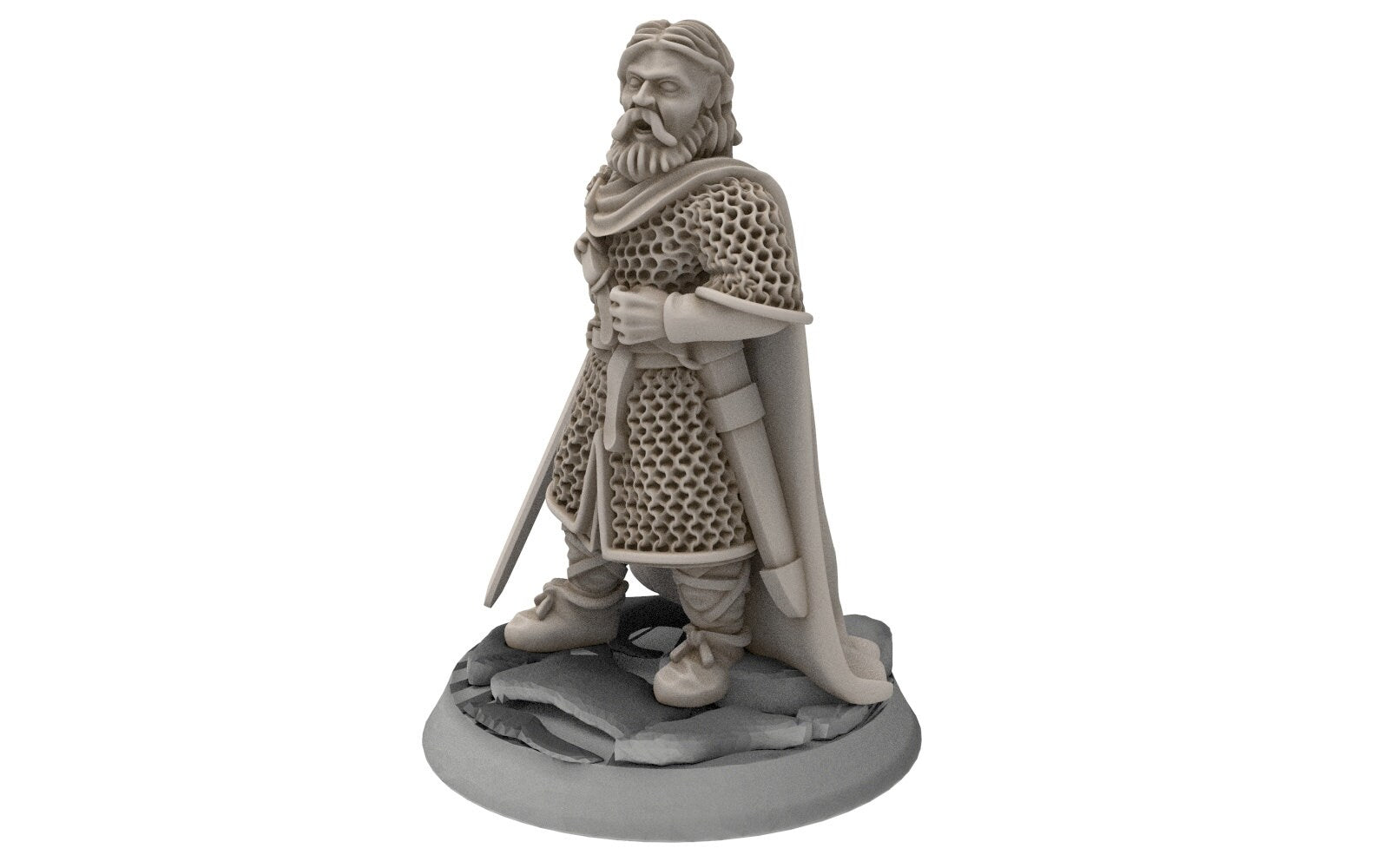 Rohan - King guards Huscarls Captain, Knight of Rohan,  the Horse-lords,  rider of the mark,  minis for wargame D&D, Lotr...