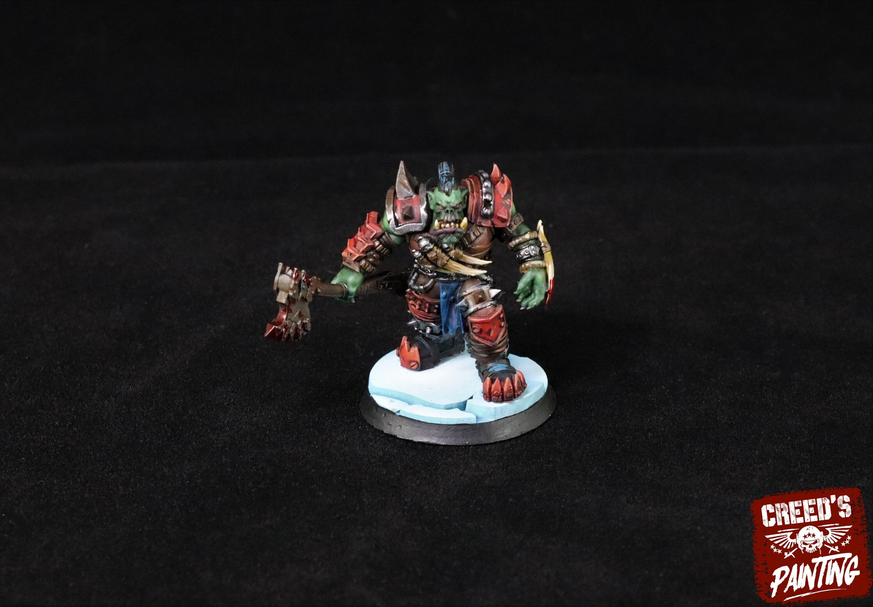 Green Skin - Orkaz Strappaz, post apocalyptic empire, usable for tabletop wargame.