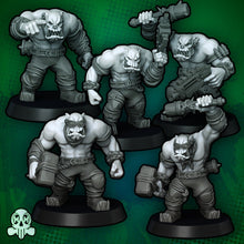 Load image into Gallery viewer, Green Skin - Orc WarBoyz Modular Kit
