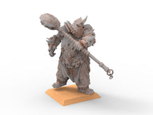 Load image into Gallery viewer, Imperial Fantasy - Armoured Ogre Mercenary, massive two-handed weapons
