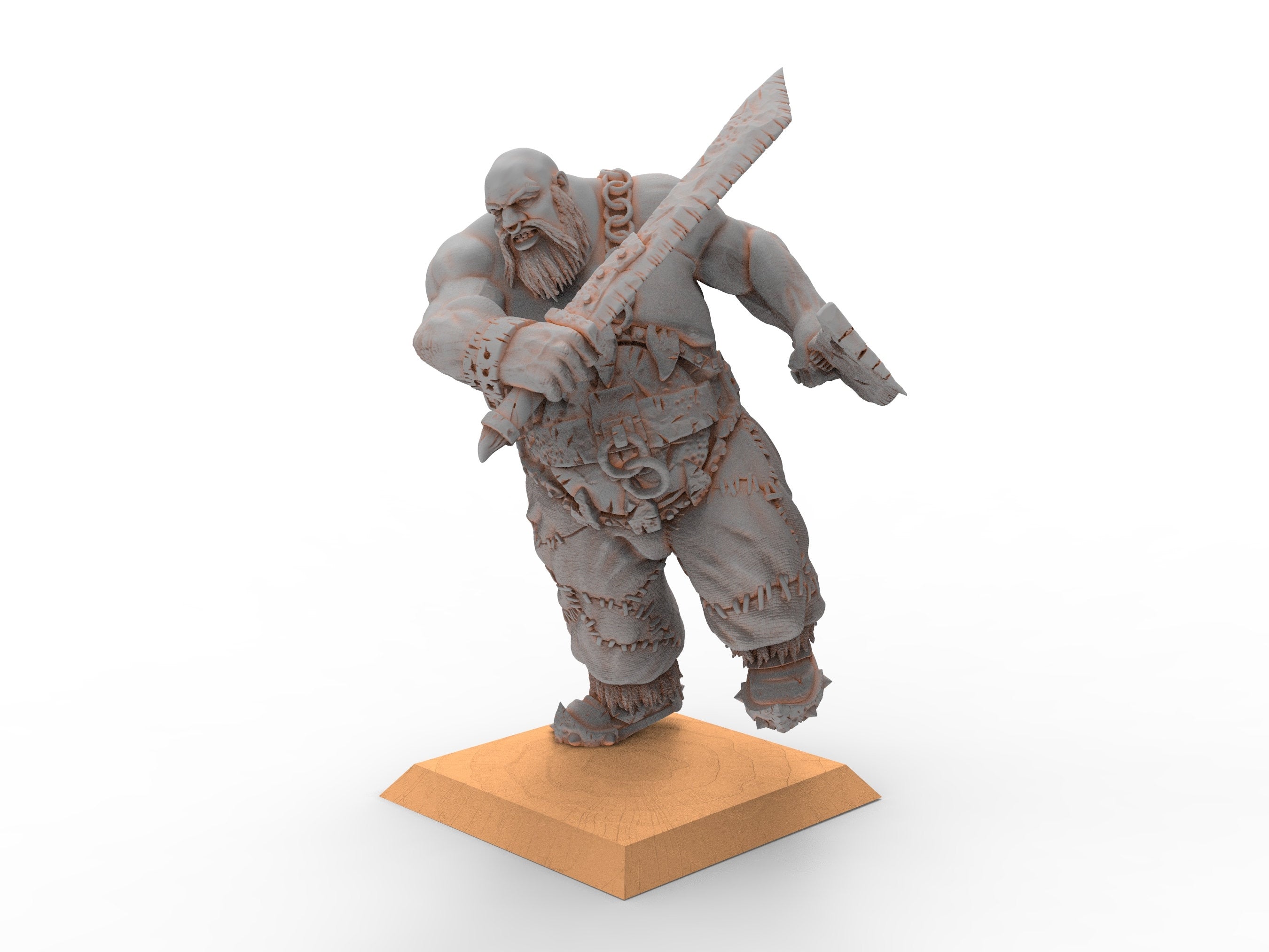 Imperial Fantasy - Ogre Mercenary, massive one-handed weapons