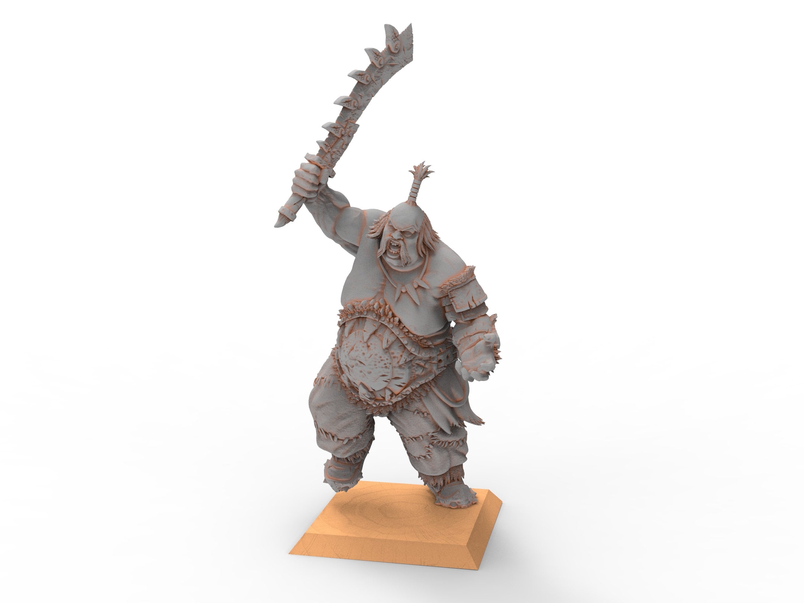 Imperial Fantasy - Ogre Mercenary, massive one-handed weapons