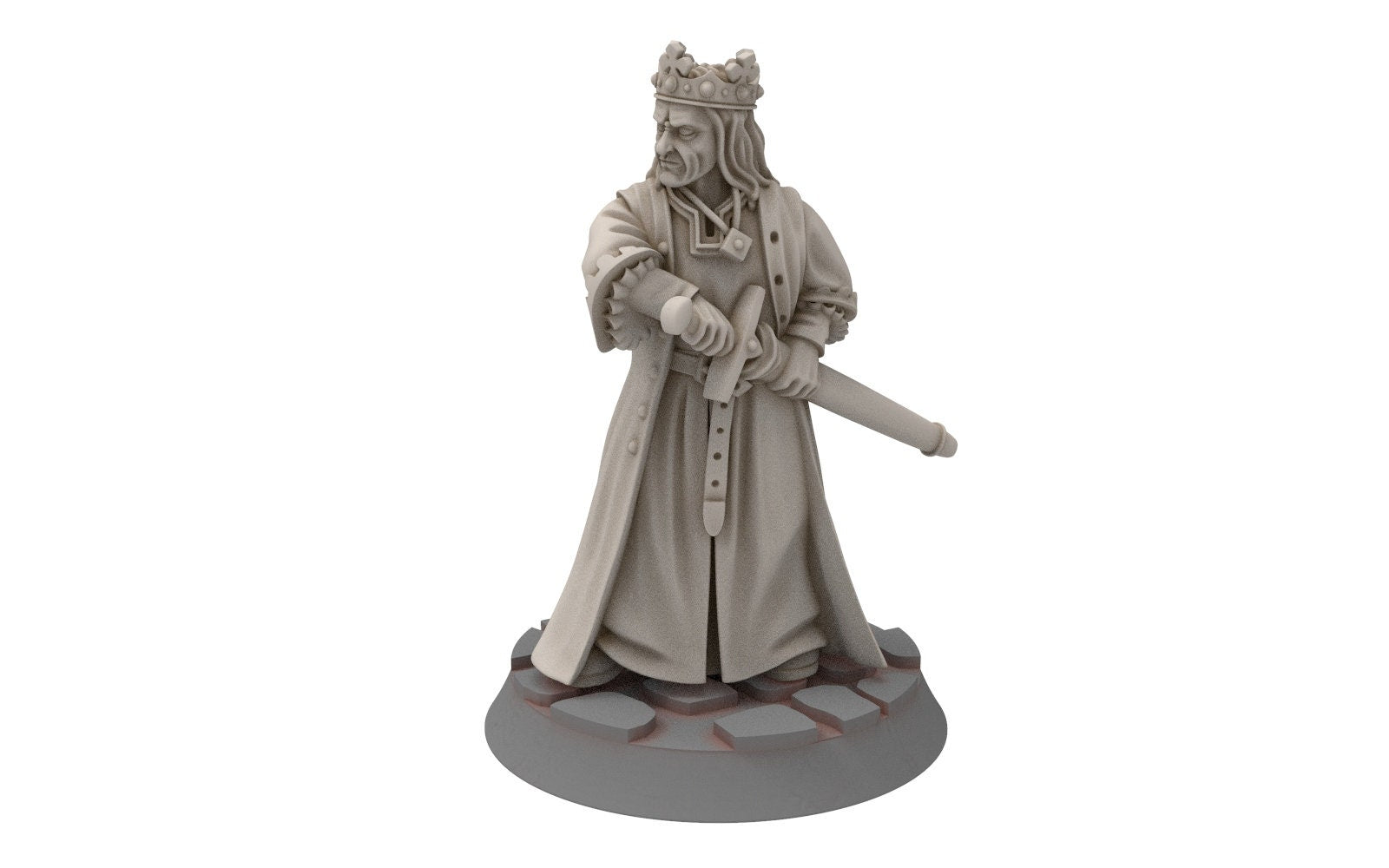 Ornor - King of the Lost Kingdom of the North,  Dune Din, Misty Mountains, Medbury miniatures for wargame D&D, Lotr...