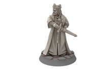 Load image into Gallery viewer, Ornor - Mage seer of the Lost Kingdom of the North, Dune Din, Misty Mountains, Medbury miniatures for wargame D&amp;D, Lotr...
