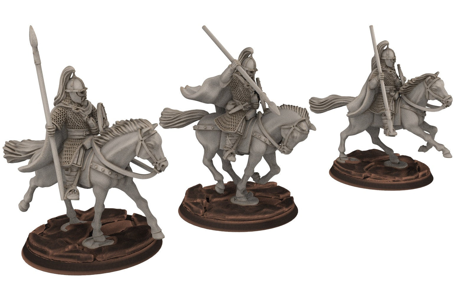 Rohan - King guards Huscarls Cavalry, Knight of Rohan,  the Horse-lords,  rider of the mark,  minis for wargame D&D, Lotr...