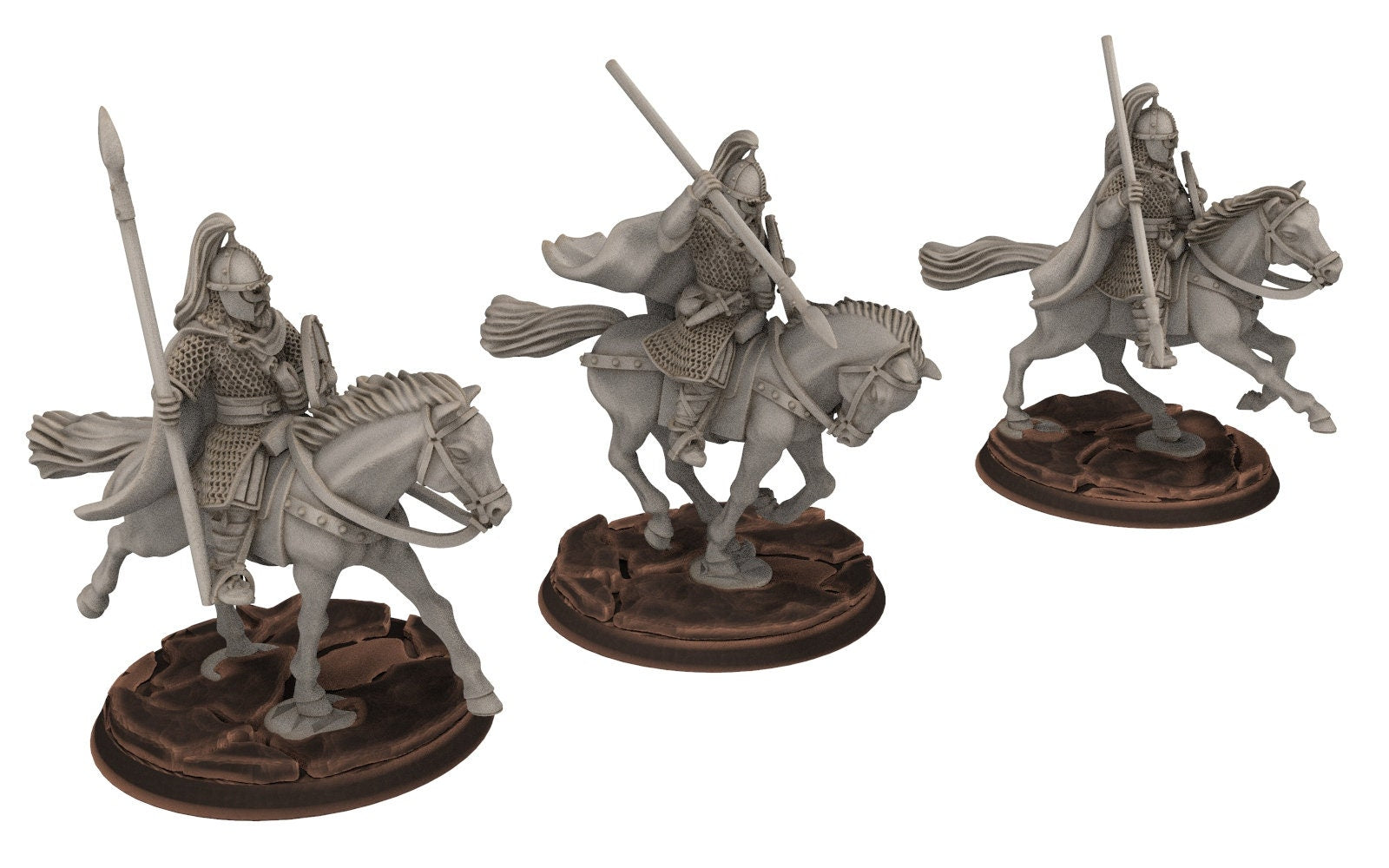 Rohan - King guards Huscarls Cavalry, Knight of Rohan,  the Horse-lords,  rider of the mark,  minis for wargame D&D, Lotr...