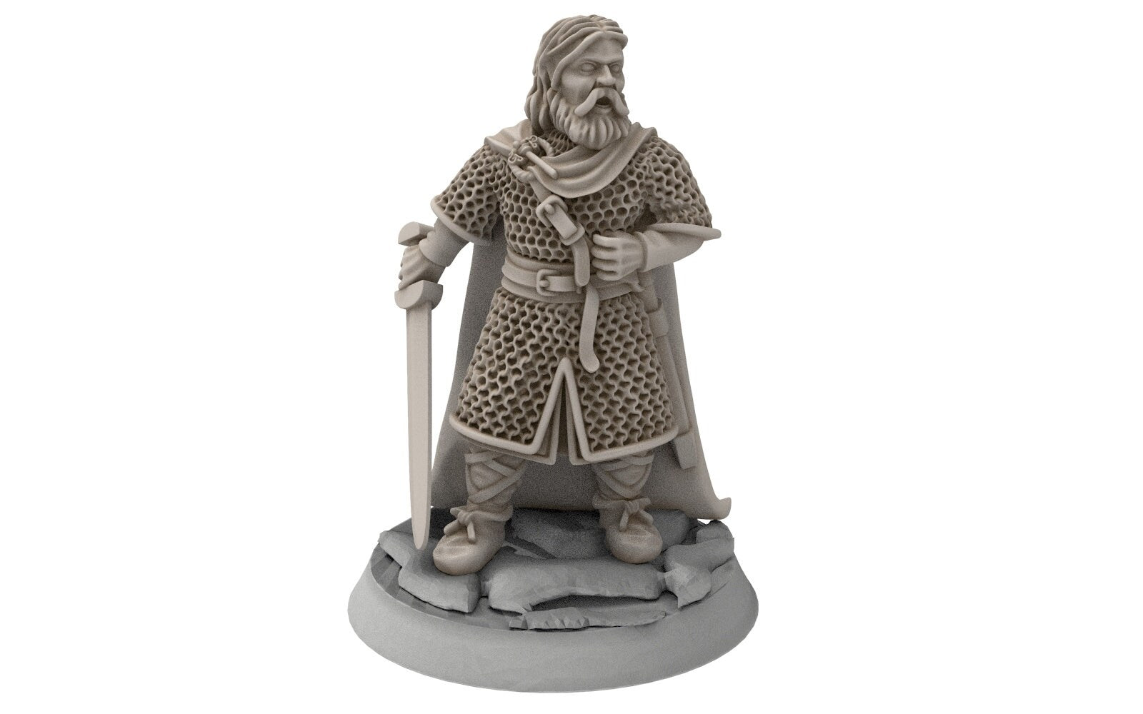 Rohan - King guards Huscarls Captain, Knight of Rohan,  the Horse-lords,  rider of the mark,  minis for wargame D&D, Lotr...