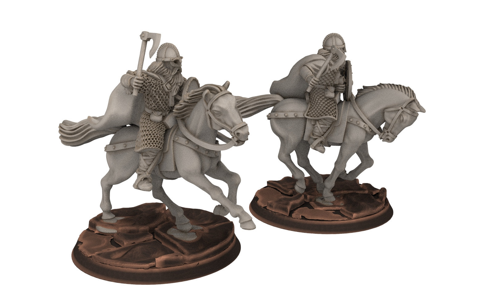 Rohan - Riders militia levee Cavalry, Knight of Rohan,  the Horse-lords,  rider of the mark,  minis for wargame D&D, Lotr...